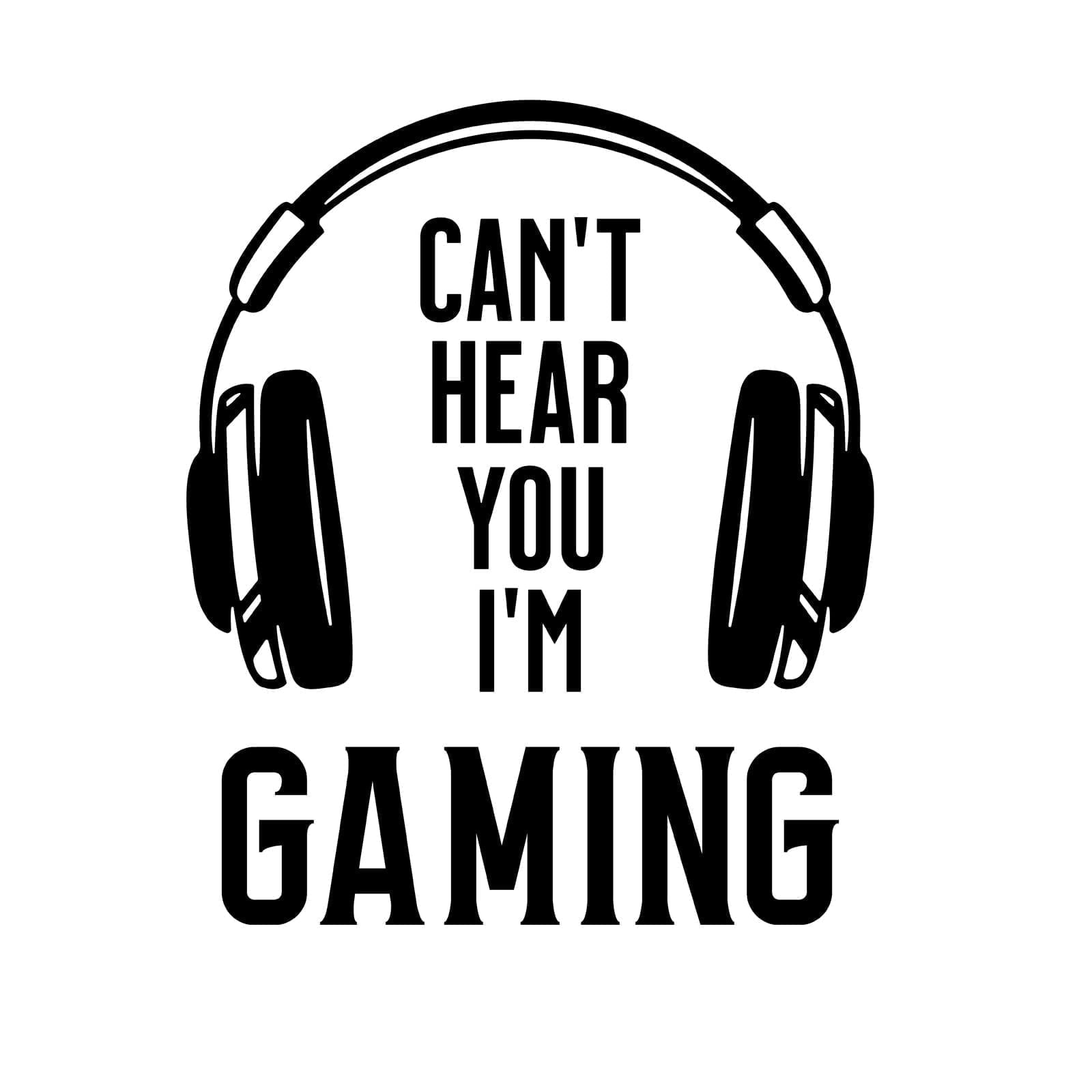 thovorrnl Gaming Wall Decals, Peel and Stick Gamer Room Decor for Boys (Black, 16.5 in x 13.8 in) y2pzp