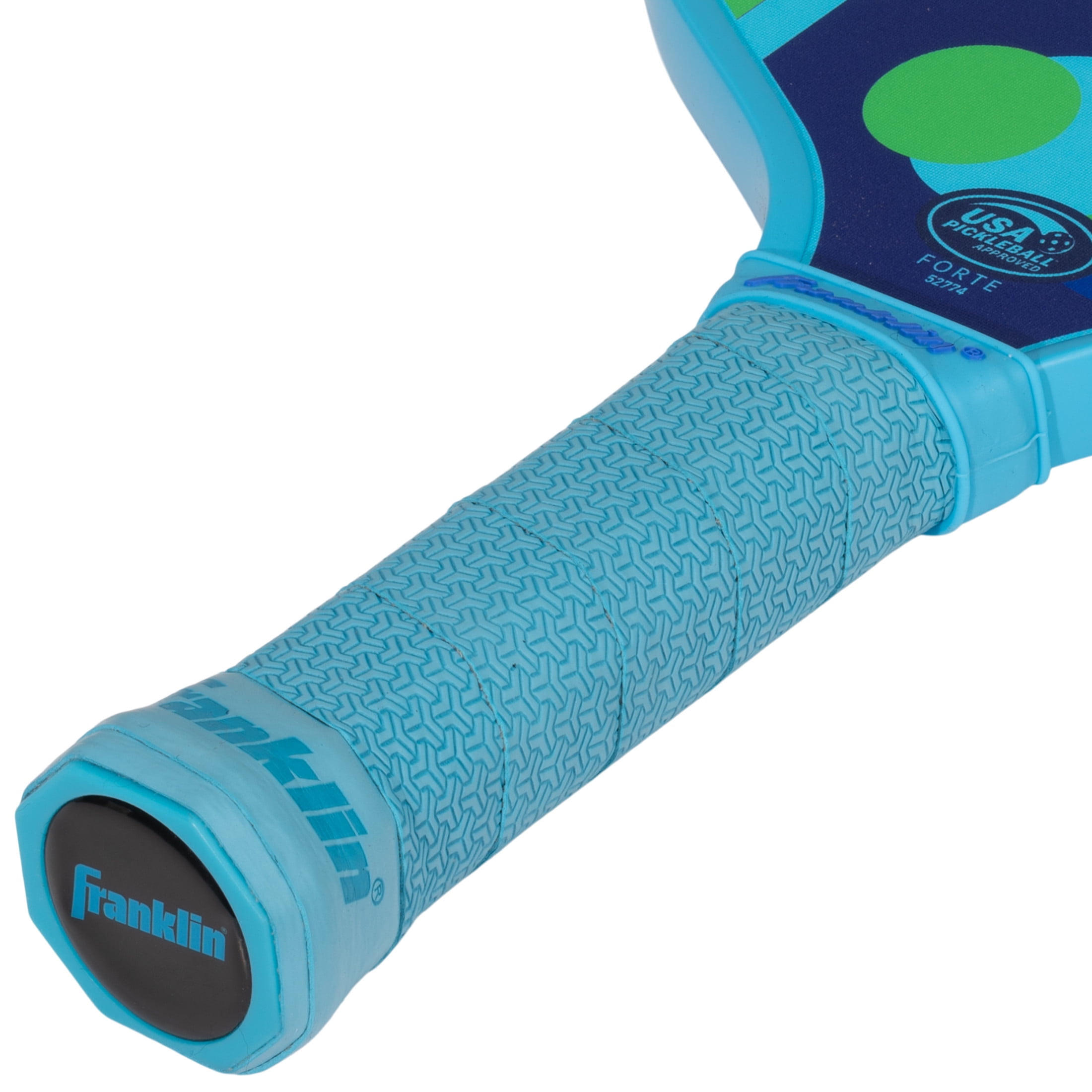 Franklin Sports Kids Pickleball Paddle, Junior Series Lightweight Racket for Youth Players (Blue, 15.7 in x 7.8 in) mfdy0