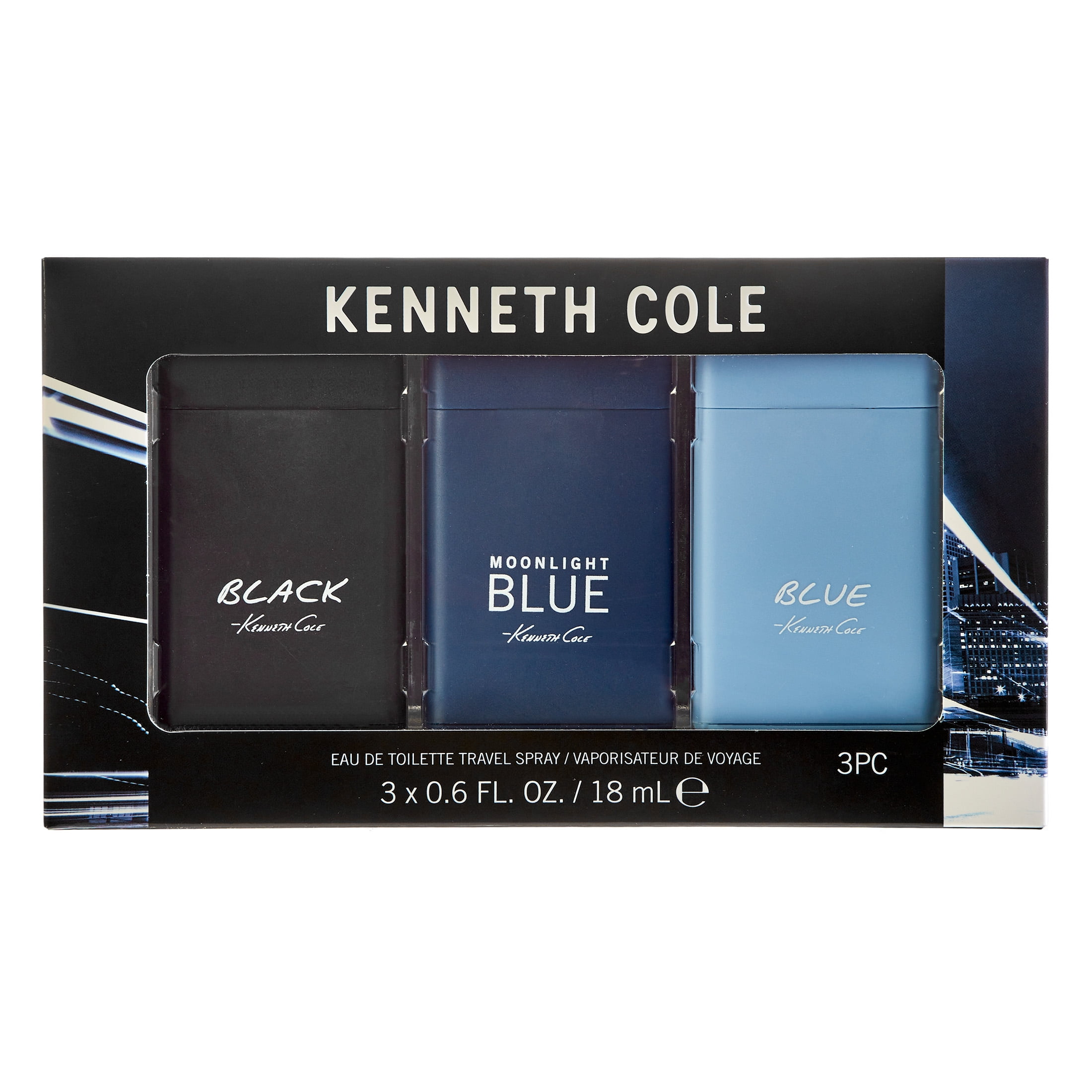 Kenneth Cole Men's Cologne Travel Spray Gift Set (3 Piece Set, 1.8 fl oz) c9bvg