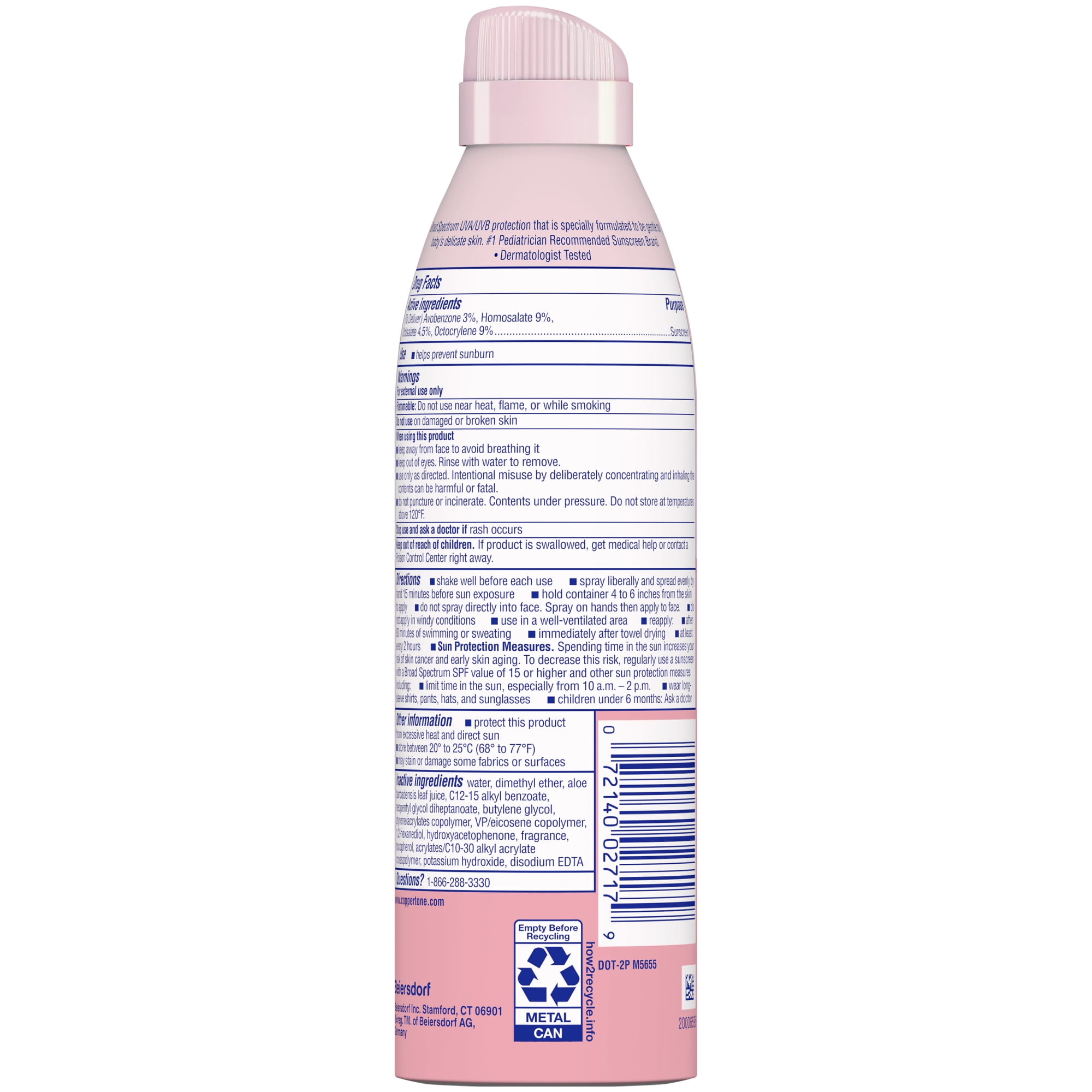 Coppertone WaterBabies Sunscreen Spray, SPF 50 Broad Spectrum Baby Sunscreen (6 oz) olhvr