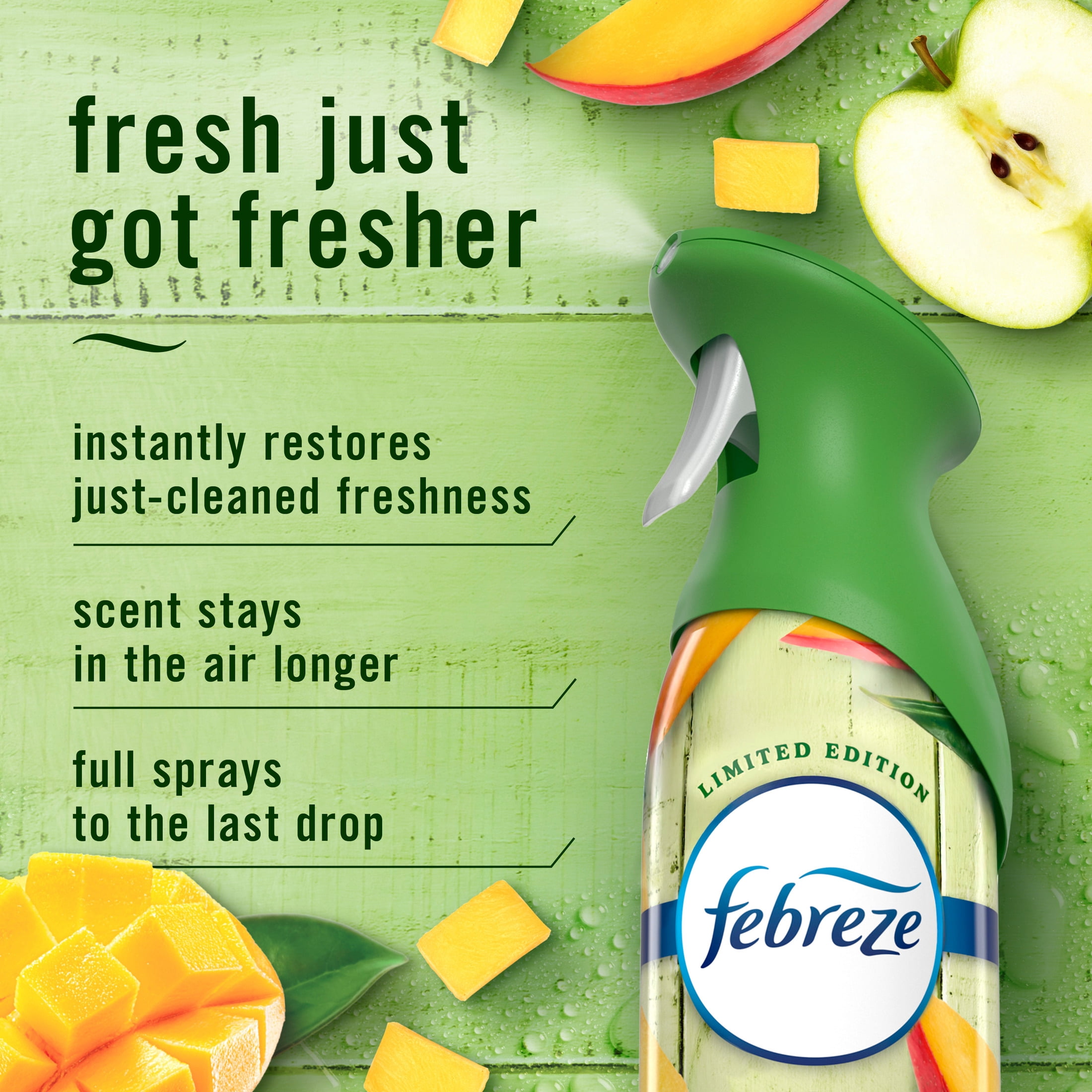 Febreze Air Mist Air Freshener Spray, Mango Splash Scent (8.1 oz, 2 Pack) p4ysn
