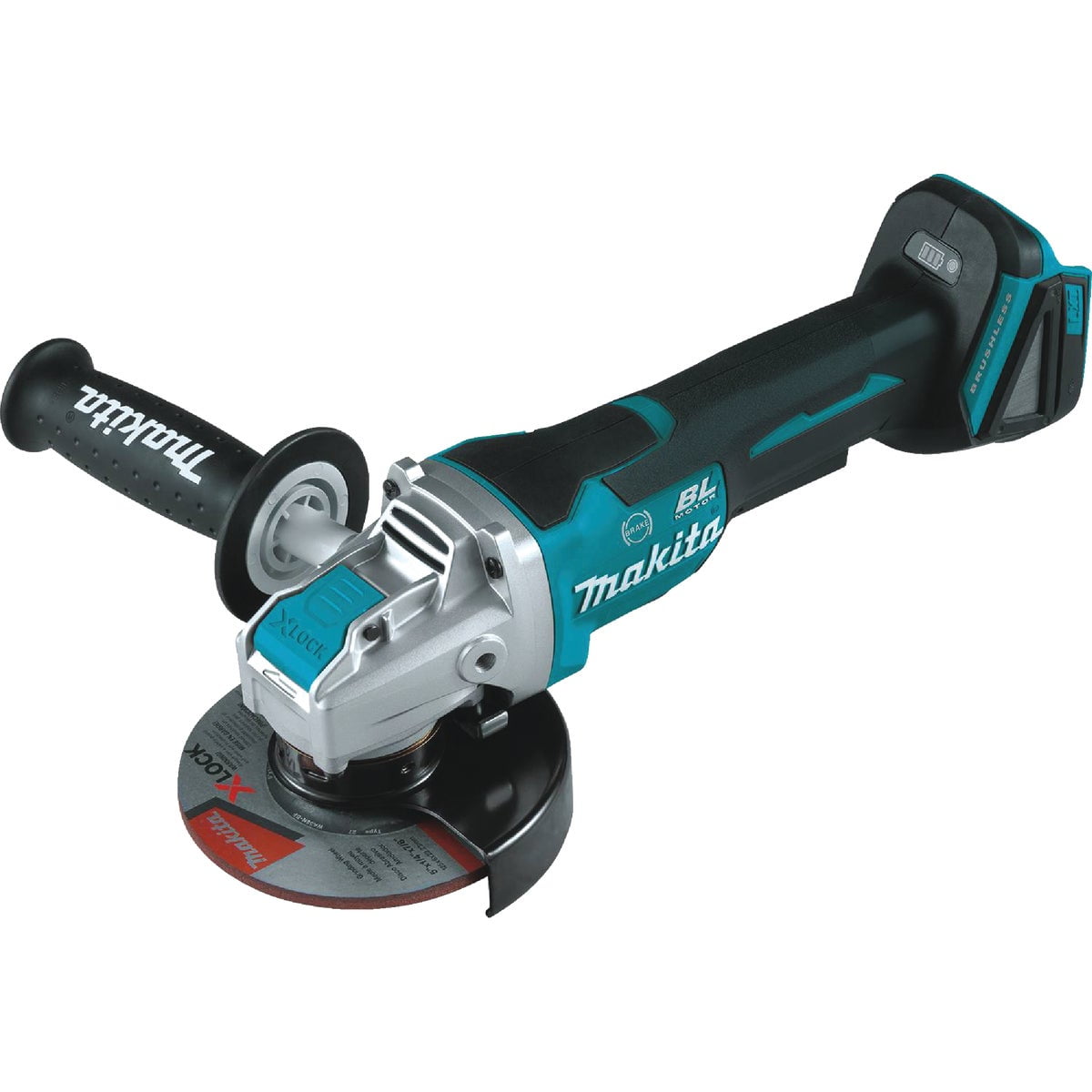 Makita 18V LXT Lithium-Ion Brushless Cordless 4-1/2 in to 5 in Angle Grinder (Blue, Tool Only) 1pgs5