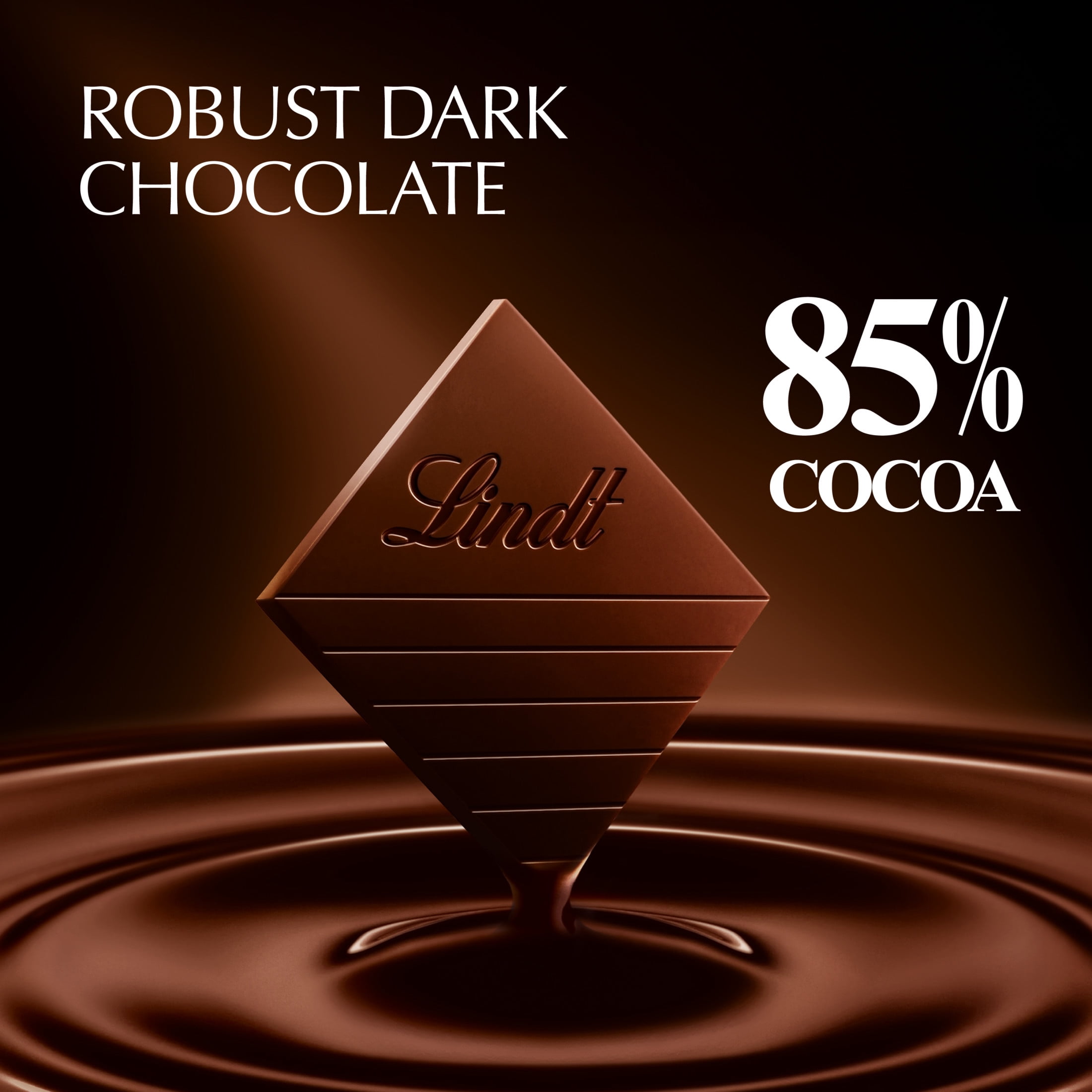 Lindt Excellence Dark Chocolate Bar, 85% Cocoa, Premium Gourmet Confectionery (3.5 oz) yhxpq
