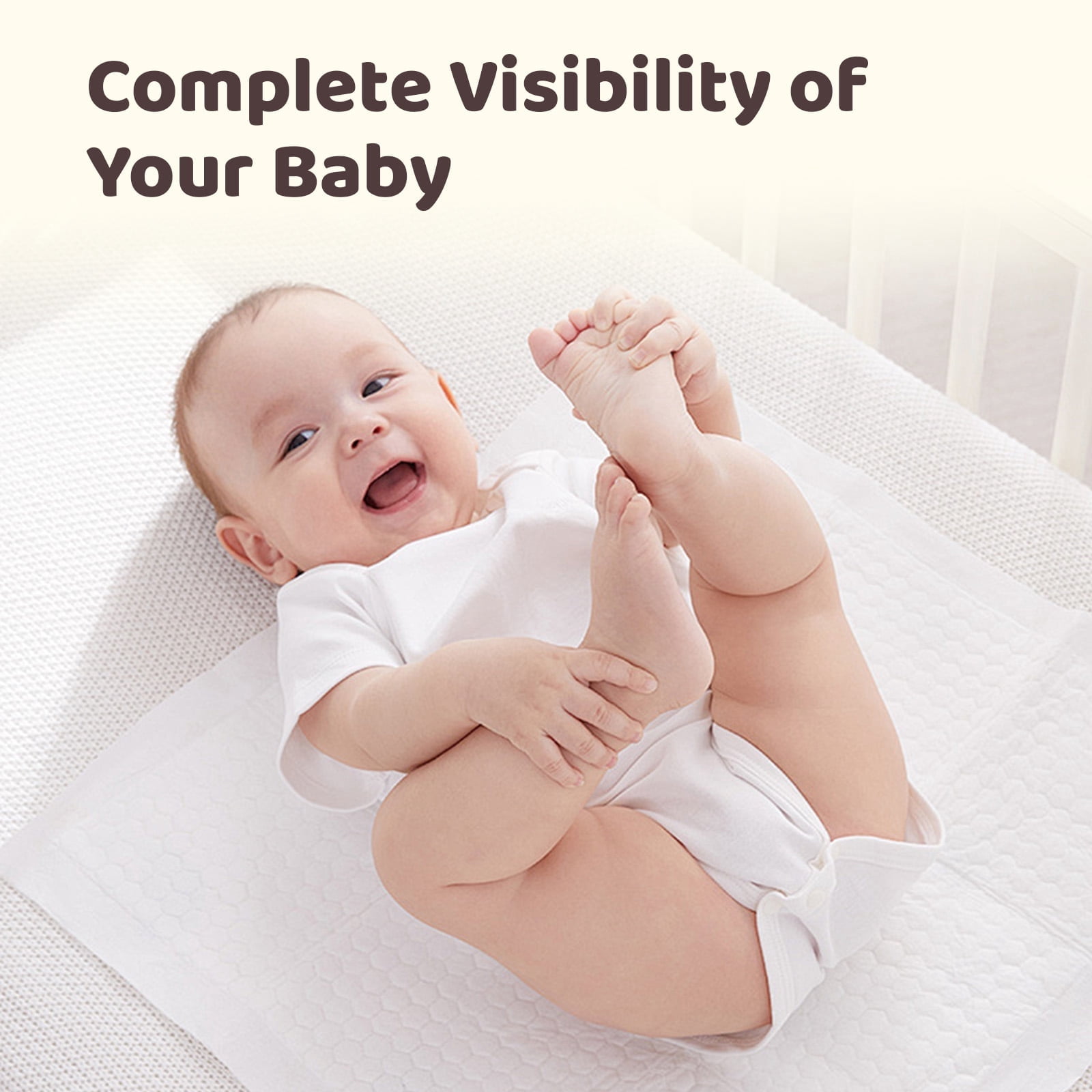 Netvue Baby Monitor with Camera and Audio (1080P HD, 5 in Display, Two-Way Talk) vak8b