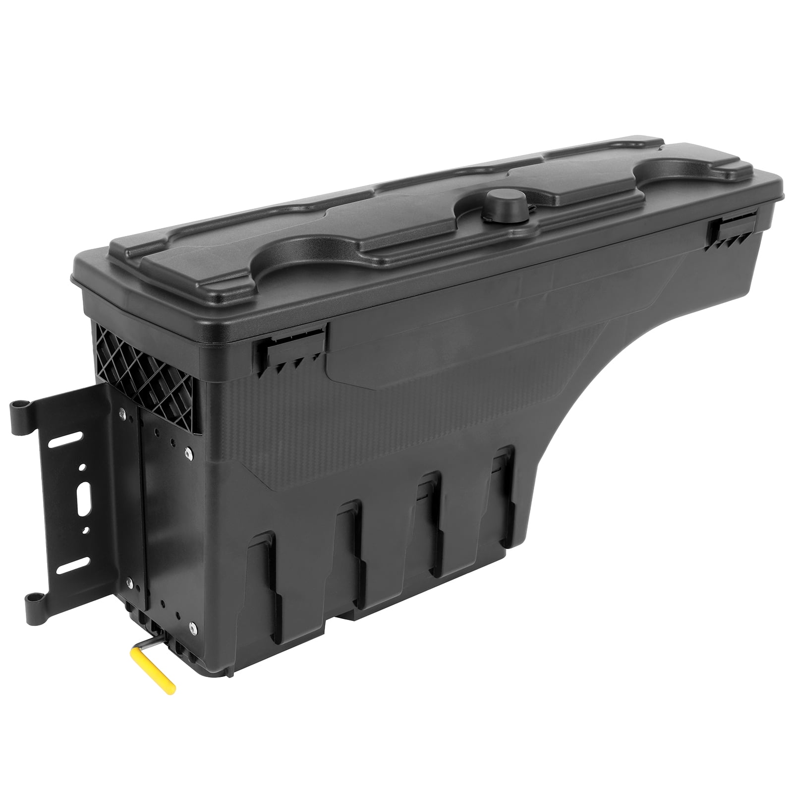 CCiYU Lockable Truck Bed Storage Tool Box Set for Jeep Gladiator 2020-2023 (Black, 2-Piece Set) 8pp0n