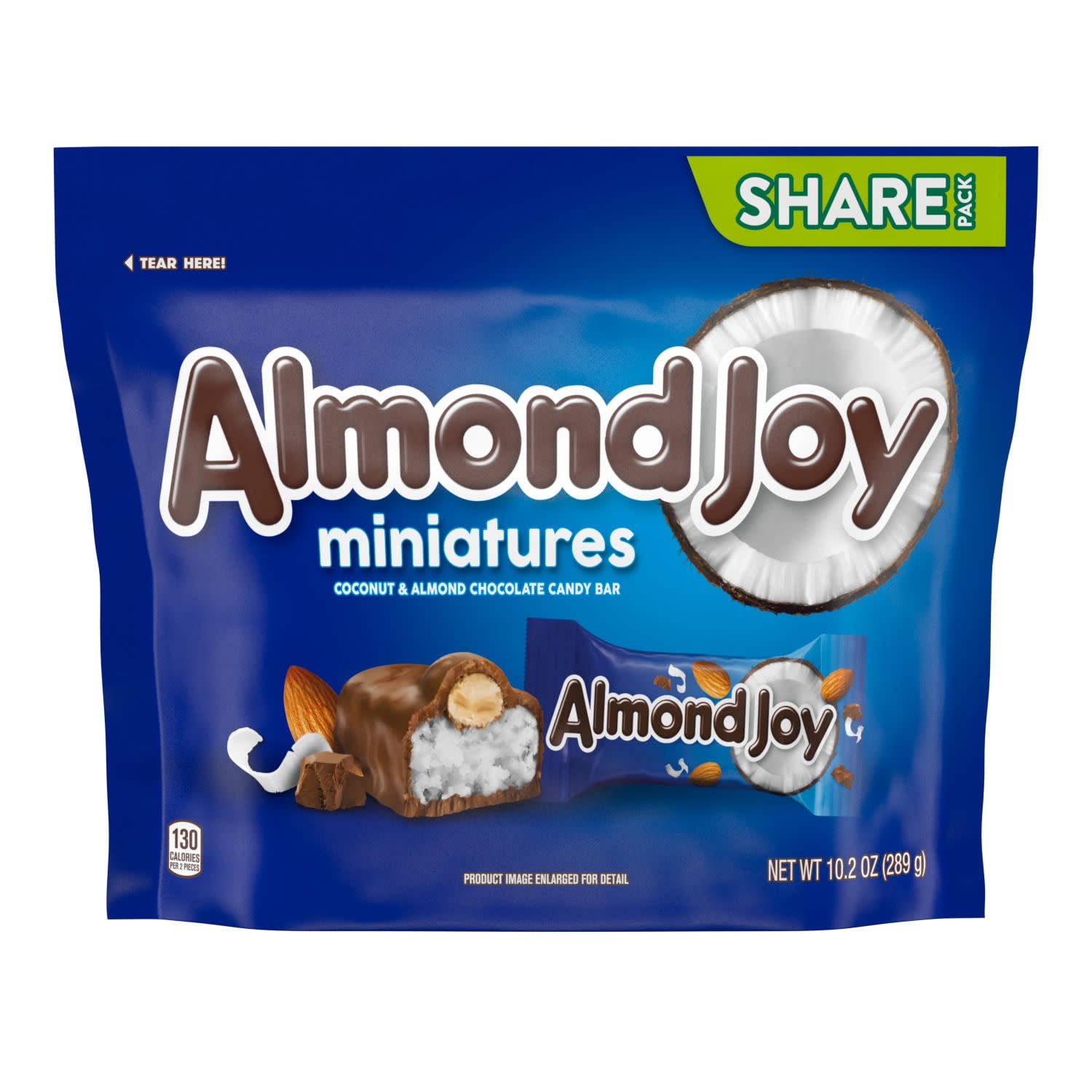 Almond Joy Miniatures Coconut and Almond Chocolate Candy Bars (Milk Chocolate, 10.2 oz) ebhxw
