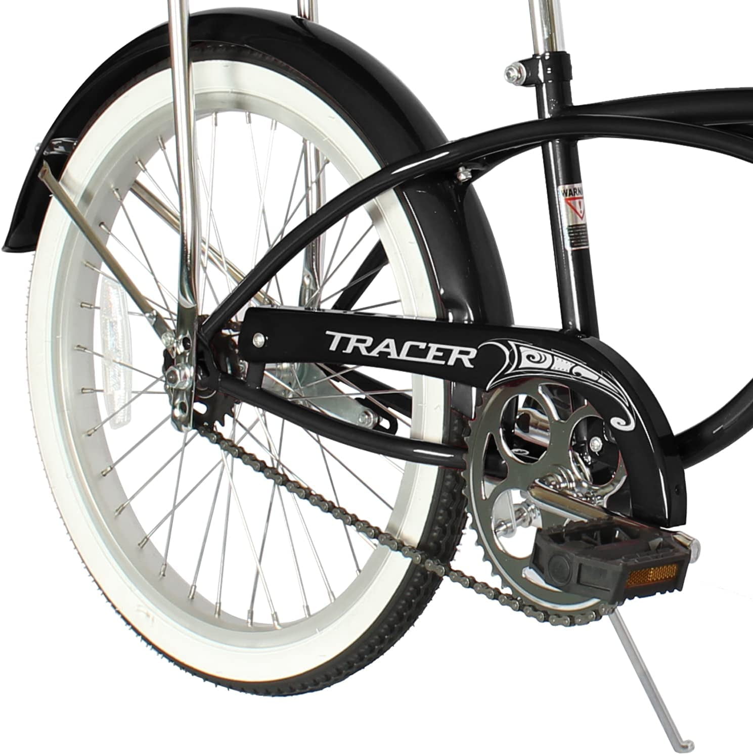 Wonder Wheels 16 Inch Lowrider Single Speed Bicycle with Alloy Rims (Matte Black, 16 in) mh78j