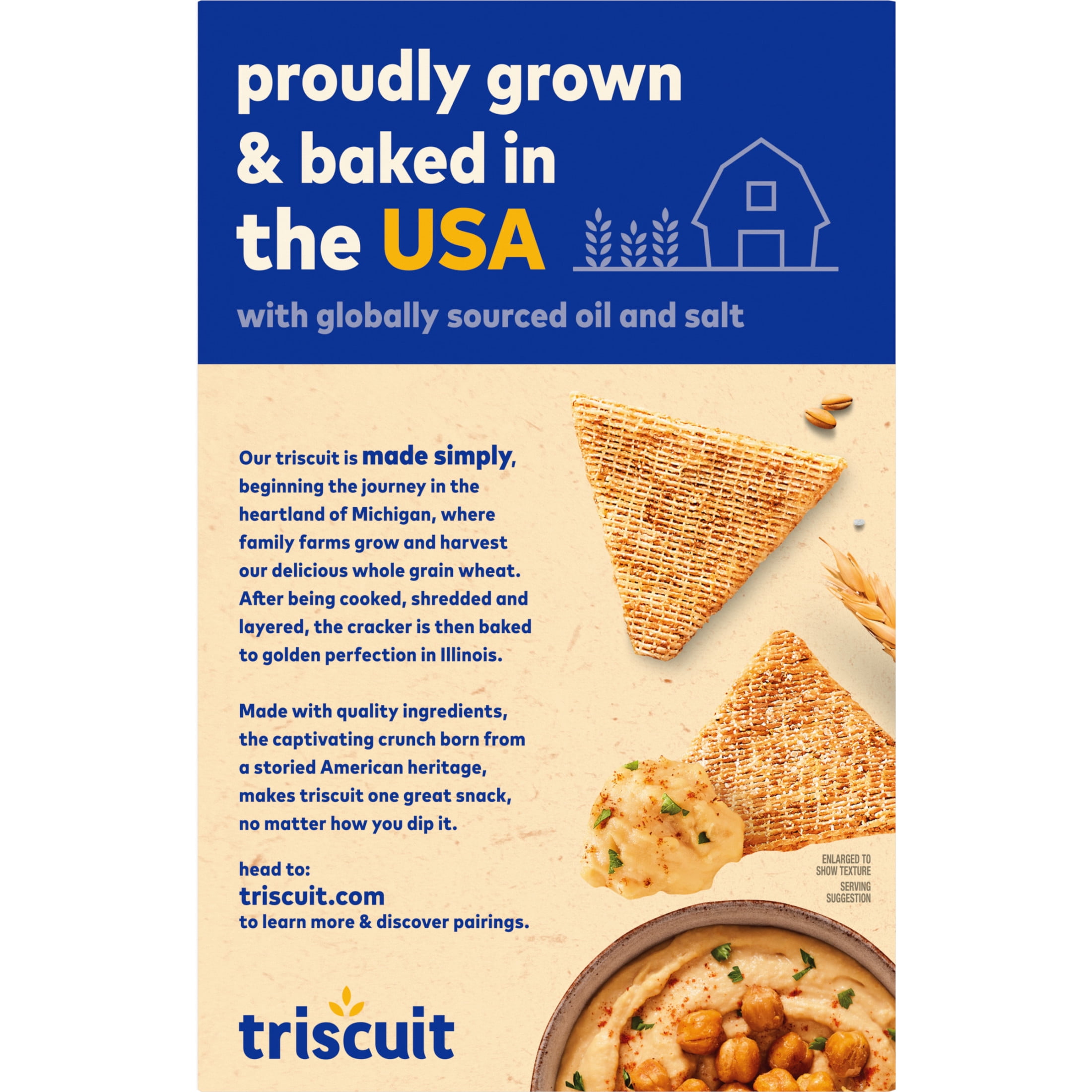 Triscuit Thin Crisps Original Whole Grain Wheat Crackers (4 Pack, 7.1 oz) 2yo28