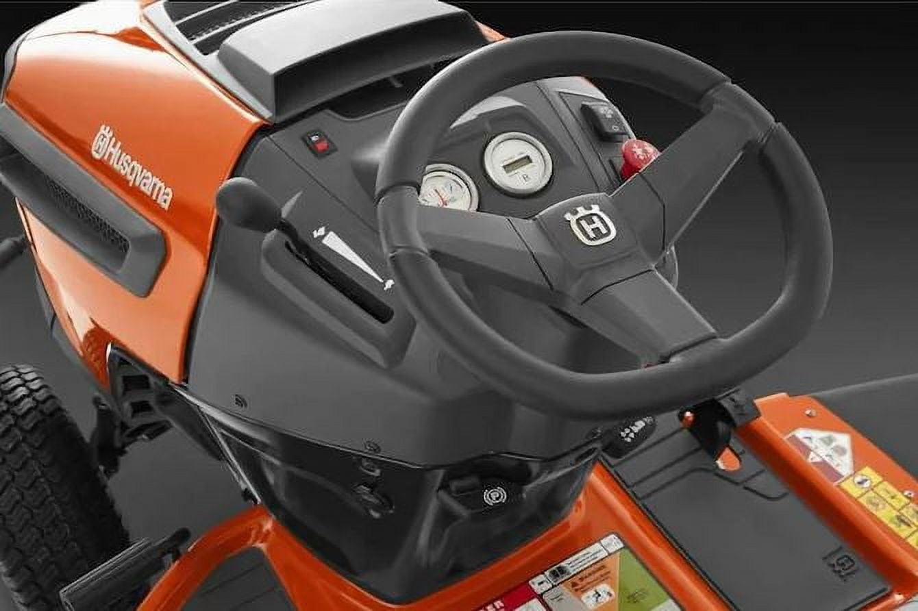 Husqvarna TS 354XD Garden Tractor, 24 HP Hydrostatic Riding Mower with 54-inch ClearCut Fabricated Deck 63ixb