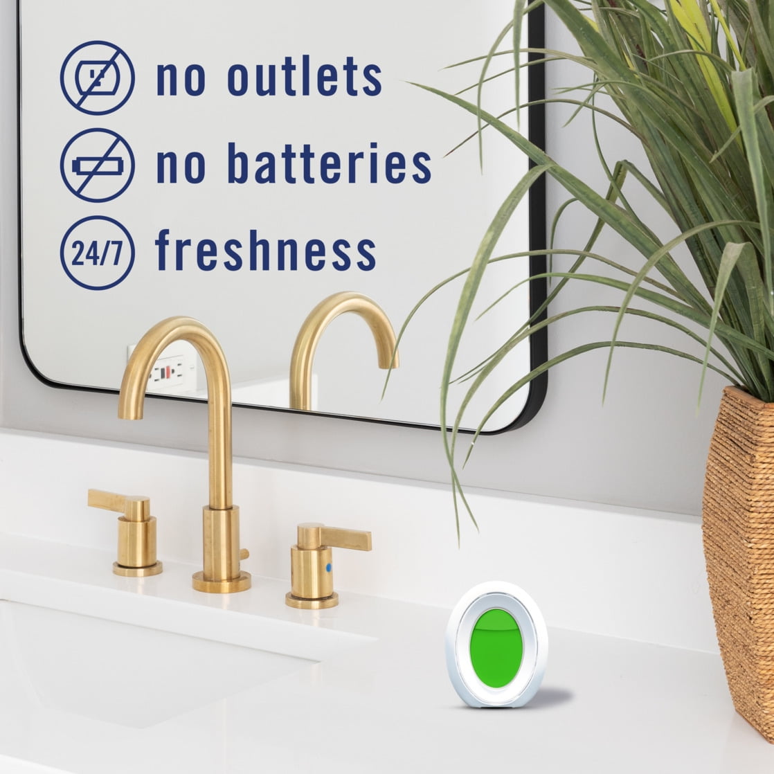 Febreze Odor-Fighting Bathroom Air Freshener, Gain Original Scent (3 Pack) mvkac