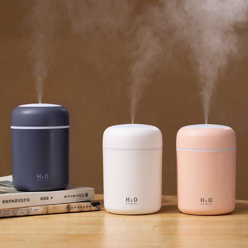 OUTAD Ultrasonic Aromatherapy Essential Oil Diffuser and Quiet Air Humidifier (White, 10.14 fl oz) chcwd