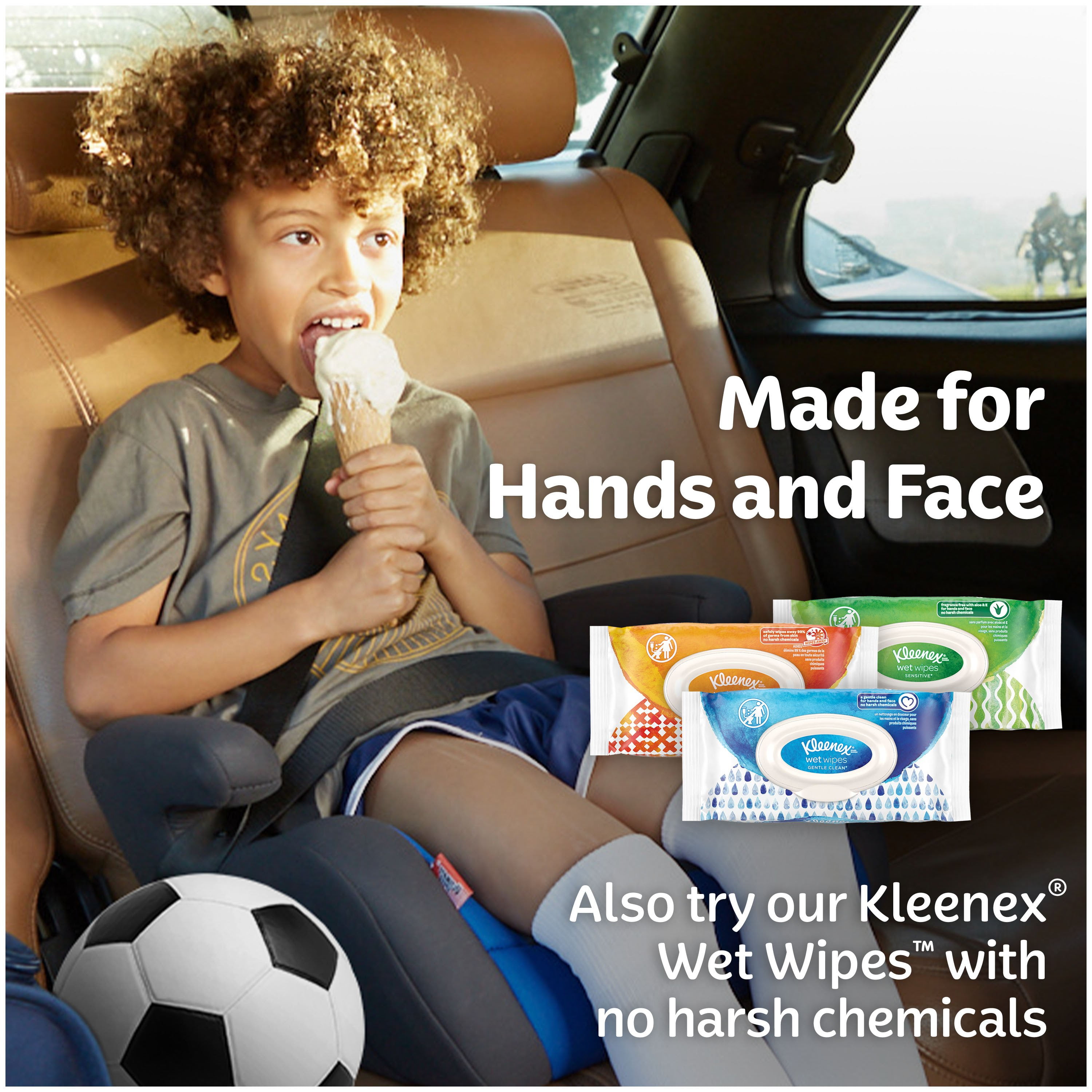 Kleenex Anti-Viral Facial Tissues, 3-Ply Durable Softness (Beige, 4 Cube Boxes, 240 Total Tissues) d0bbz
