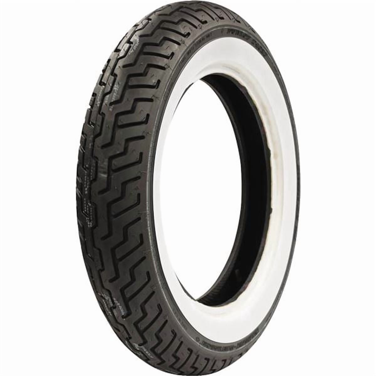 Dunlop D402 Motorcycle Front Tire (Wide White Wall, MT90B-16) l9djv