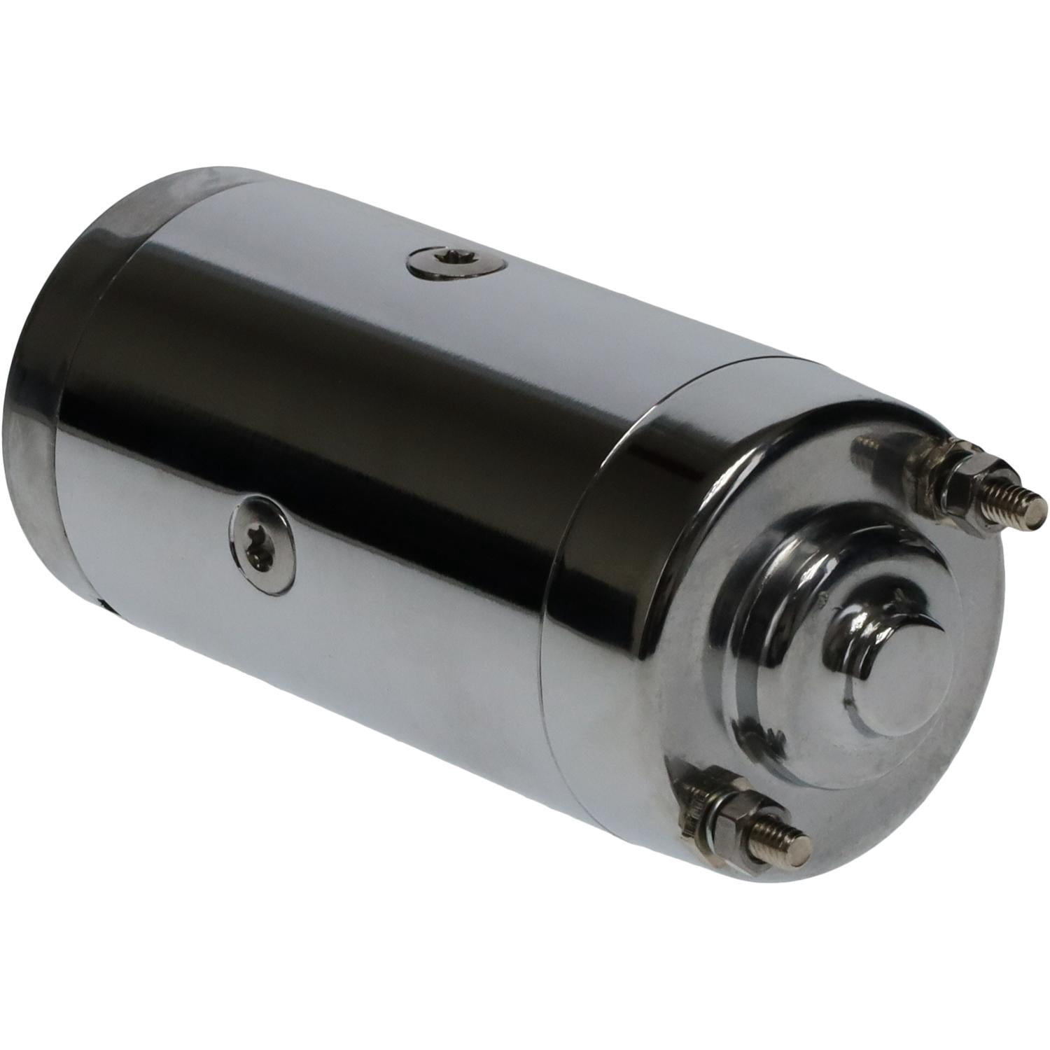 OEG Parts 12V Chrome Starter Motor for Harley Davidson FL Series (1965-1976) CCW Rotation jn6pj