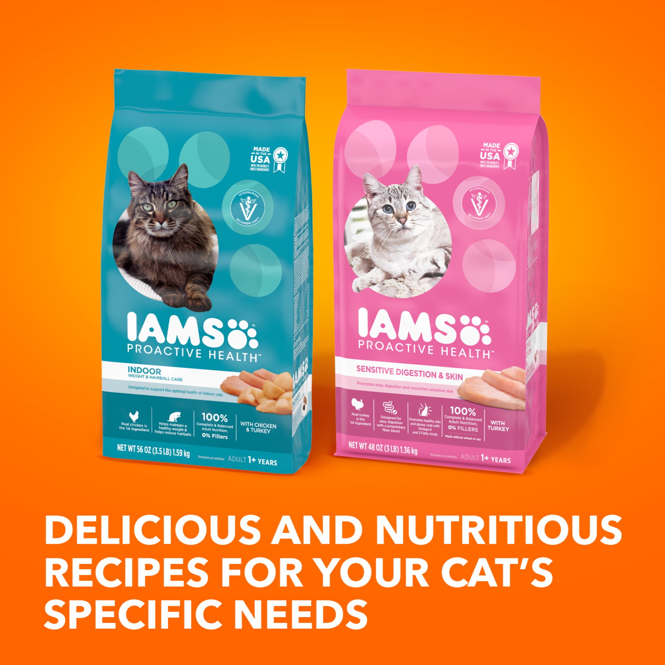 Iams Proactive Health Adult Dry Cat Food, Salmon Recipe (7 lb) xc9cr