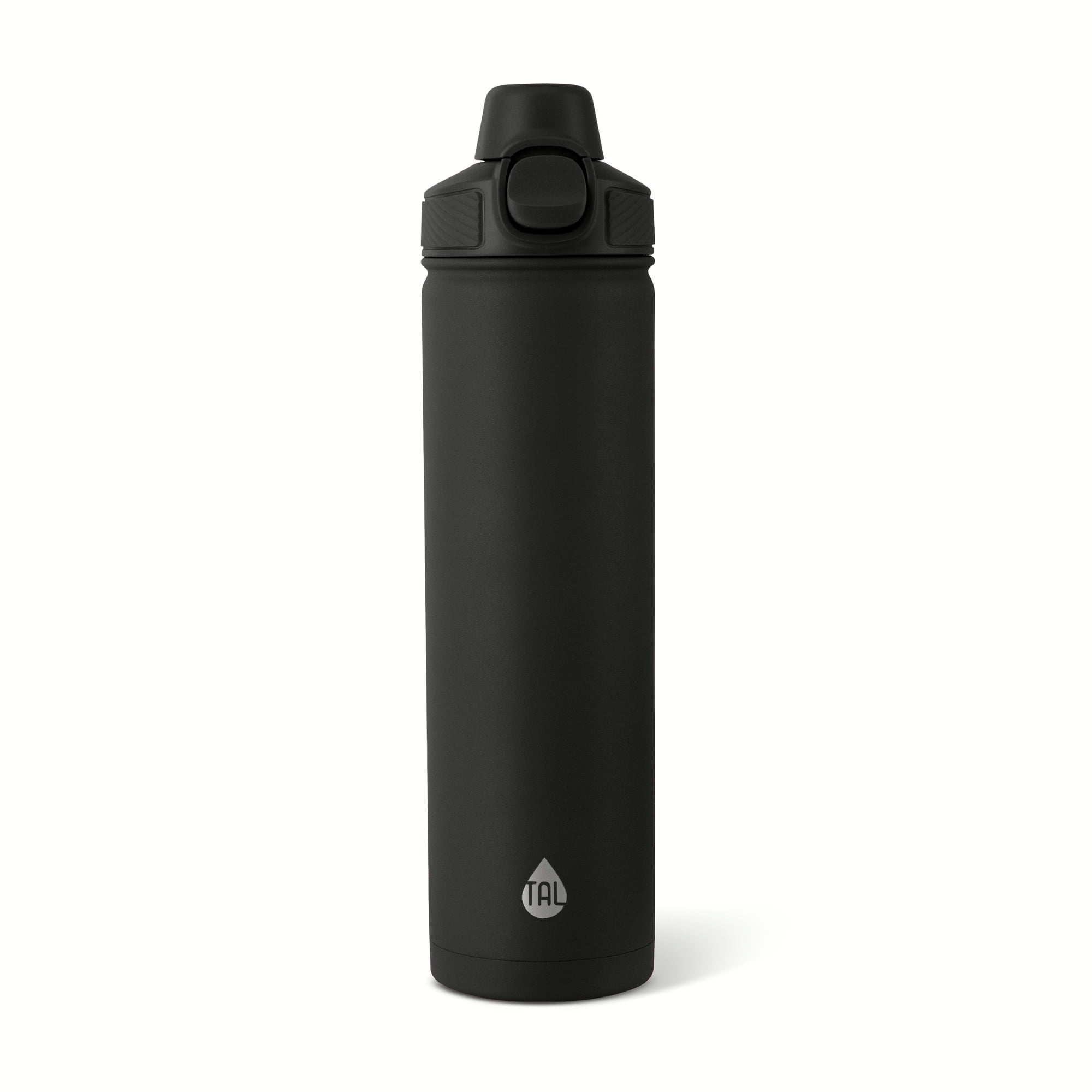 TAL Ranger Stainless Steel Insulated Water Vessel with Push Lock Lid (Black, 28 fl oz) p5r2e