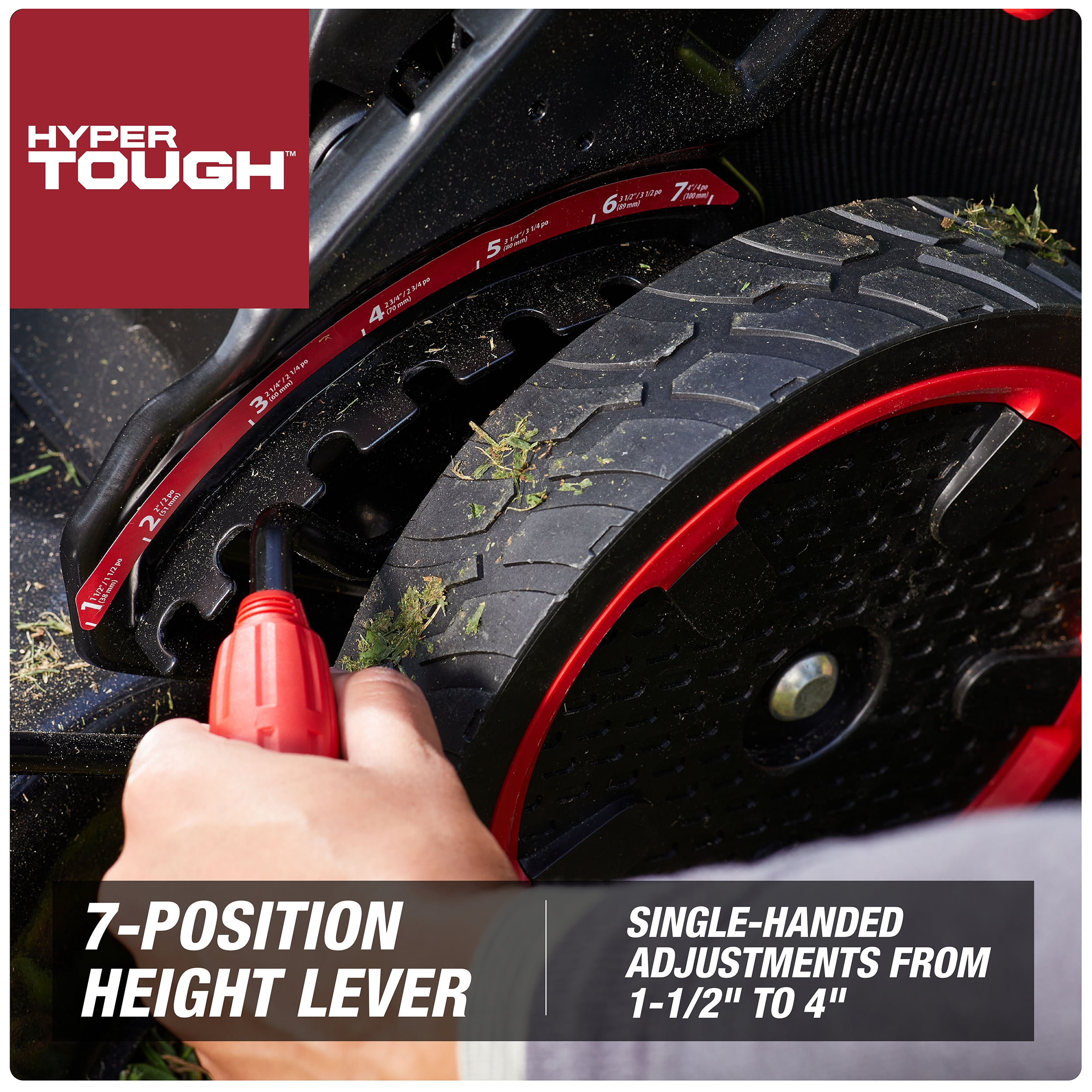 Hyper Tough 20 in 13A Corded Electric Walk-Behind Lawn Mower (Black, 20 in) h3u5y
