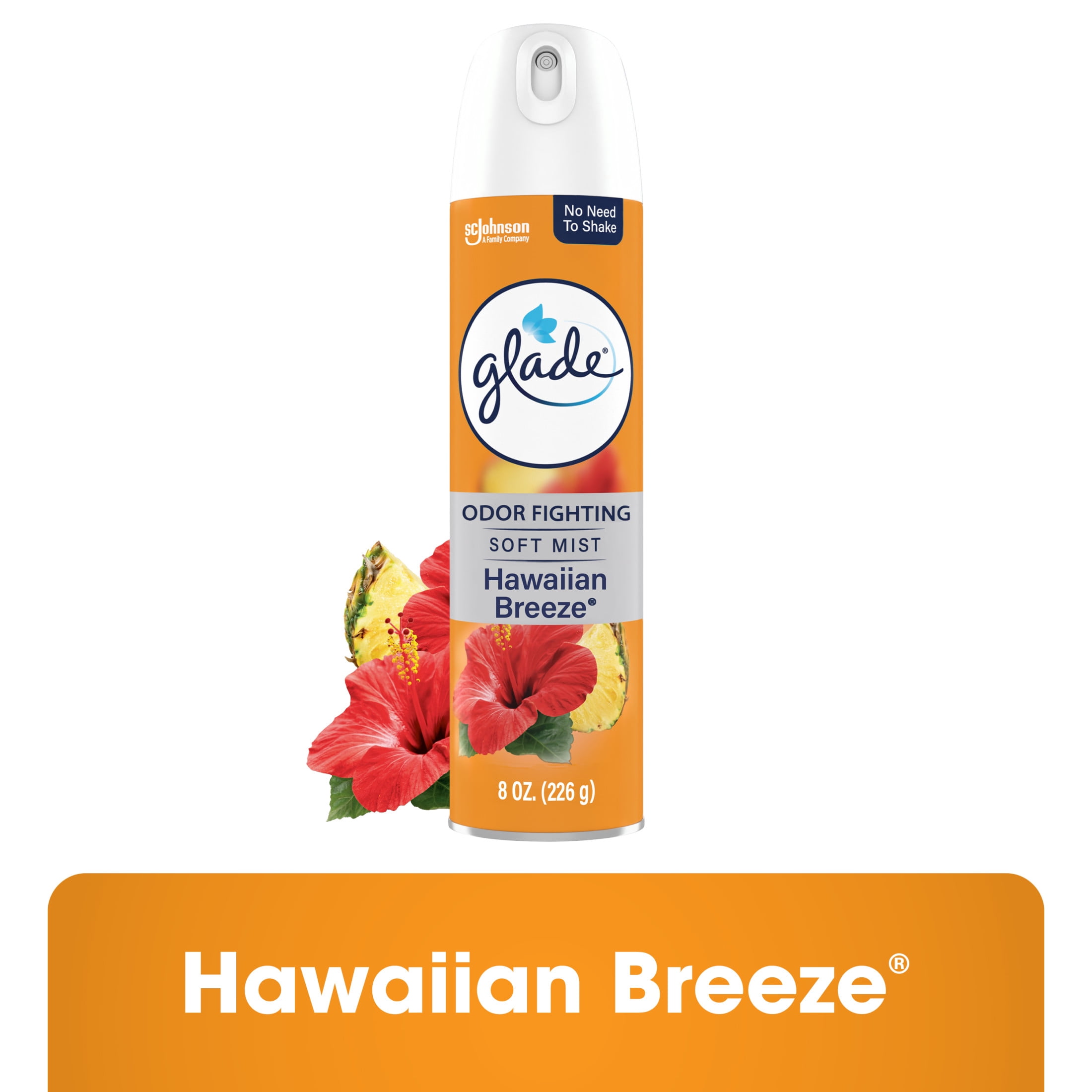 Glade Air Freshener Spray, Hawaiian Breeze Scent, Essential Oil Infused Home Fragrance (8 oz) 8bwa8