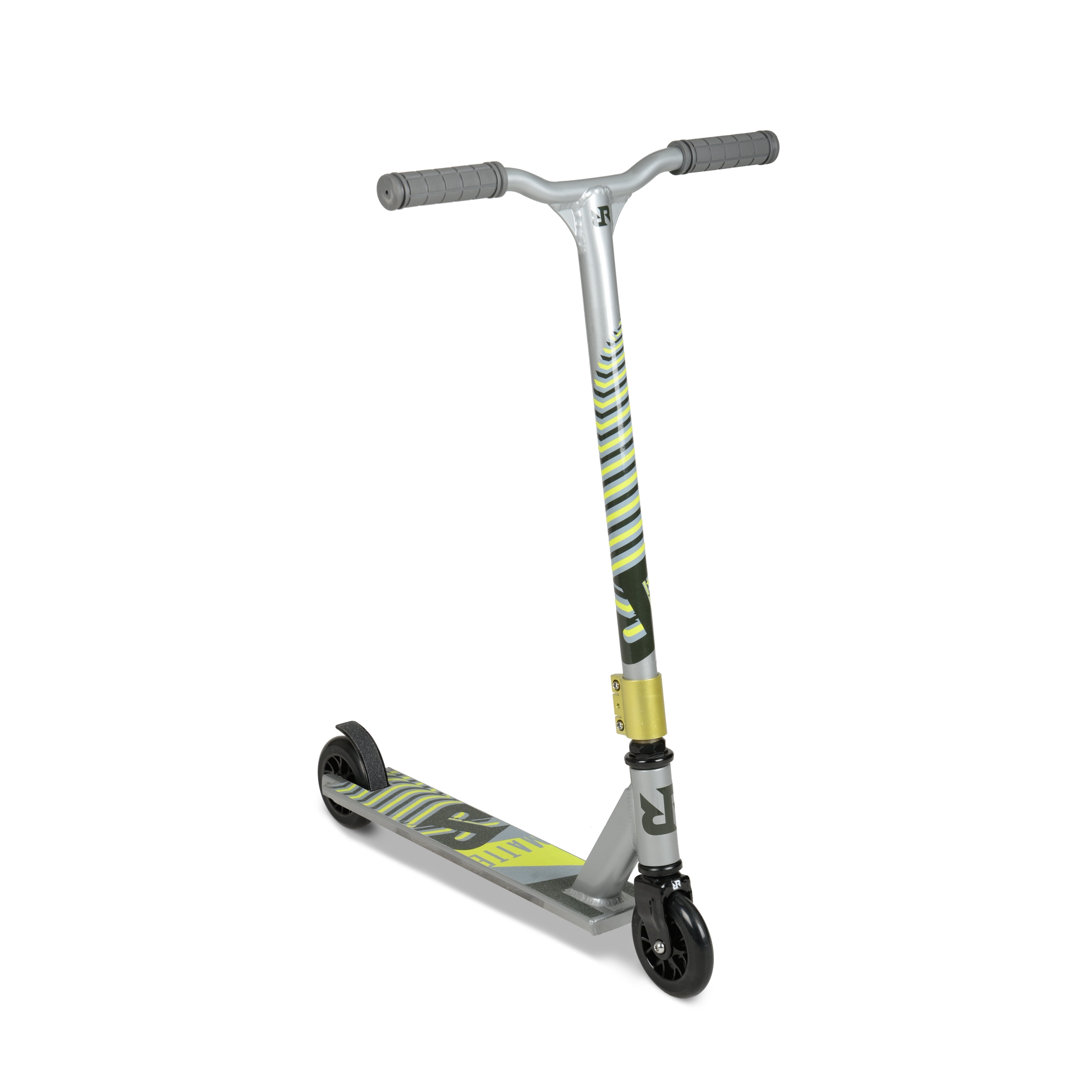 RipRail Matte Stunt Scooter with Alloy Deck and ABEC-9 Bearings (Ghost Silver, 18.9 in x 3.8 in) n41ml