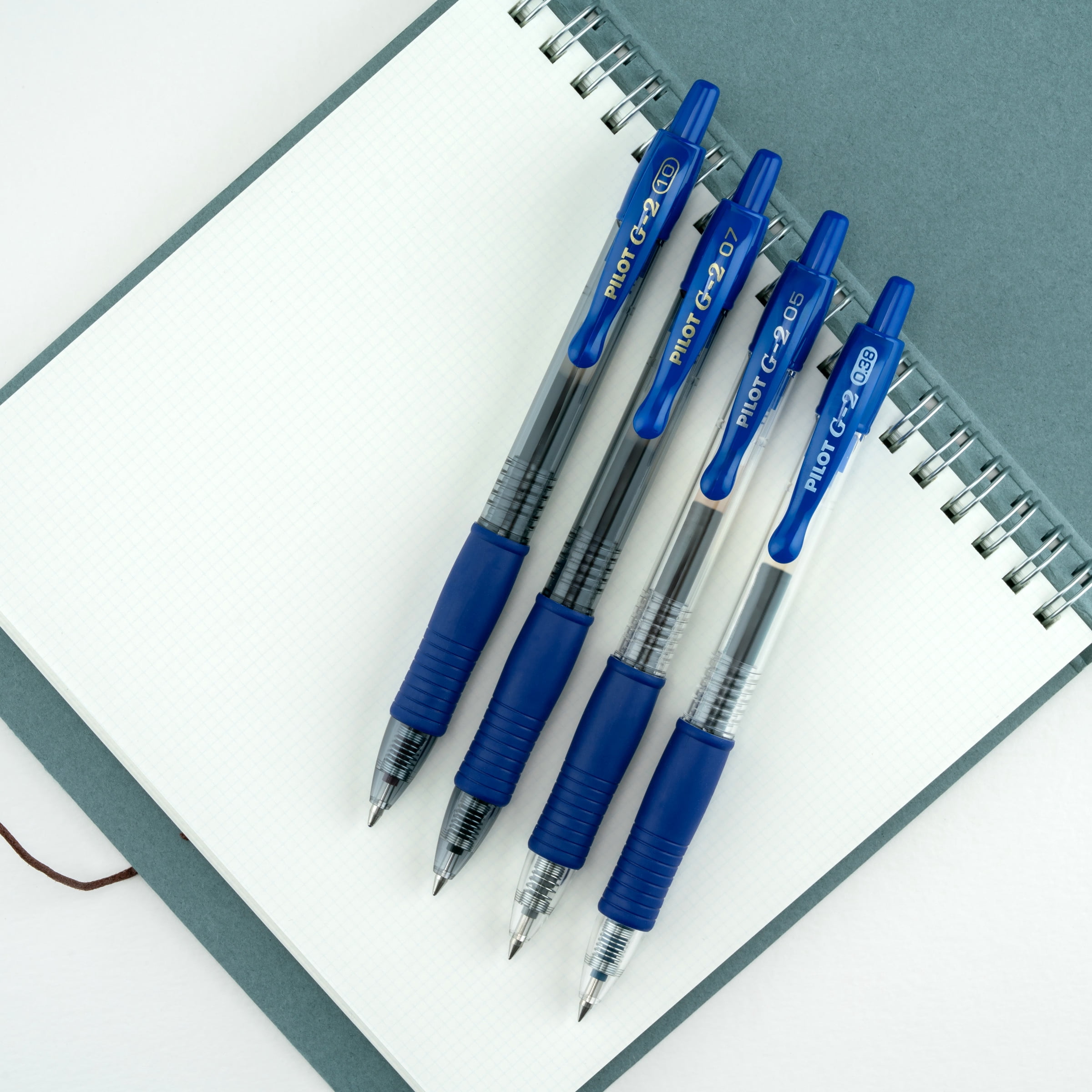 Pilot G2 Premium Gel Roller Pens, Smooth Writing Quick-Drying Ink (Blue, 12 Pack) cubea