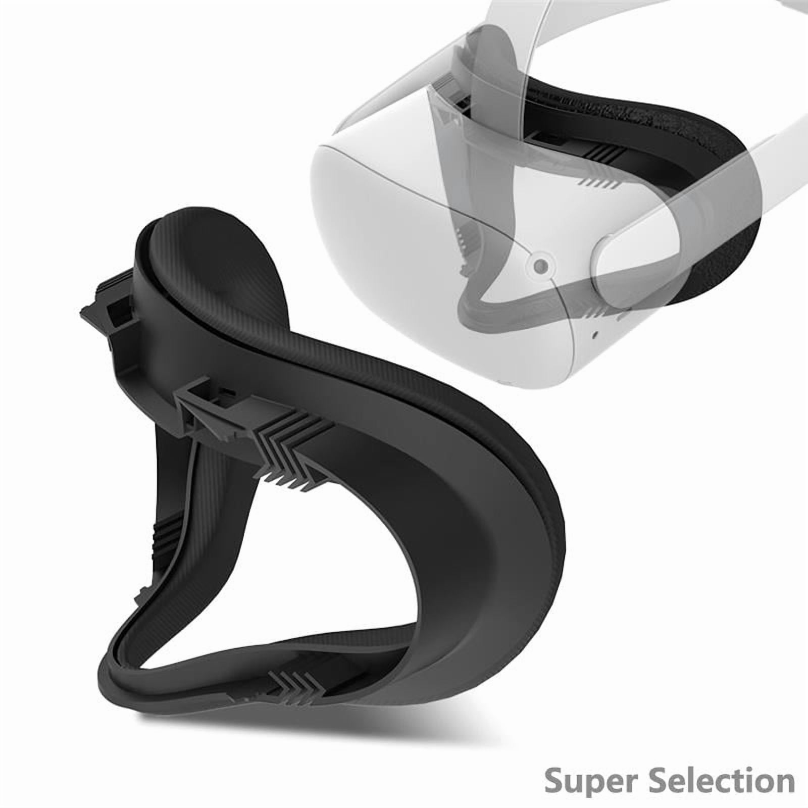 Super Selection VR Facial Interface for Oculus Quest 2, Sweatproof PU Foam Face Pad Replacement (Black, 1 Pack) 266kl
