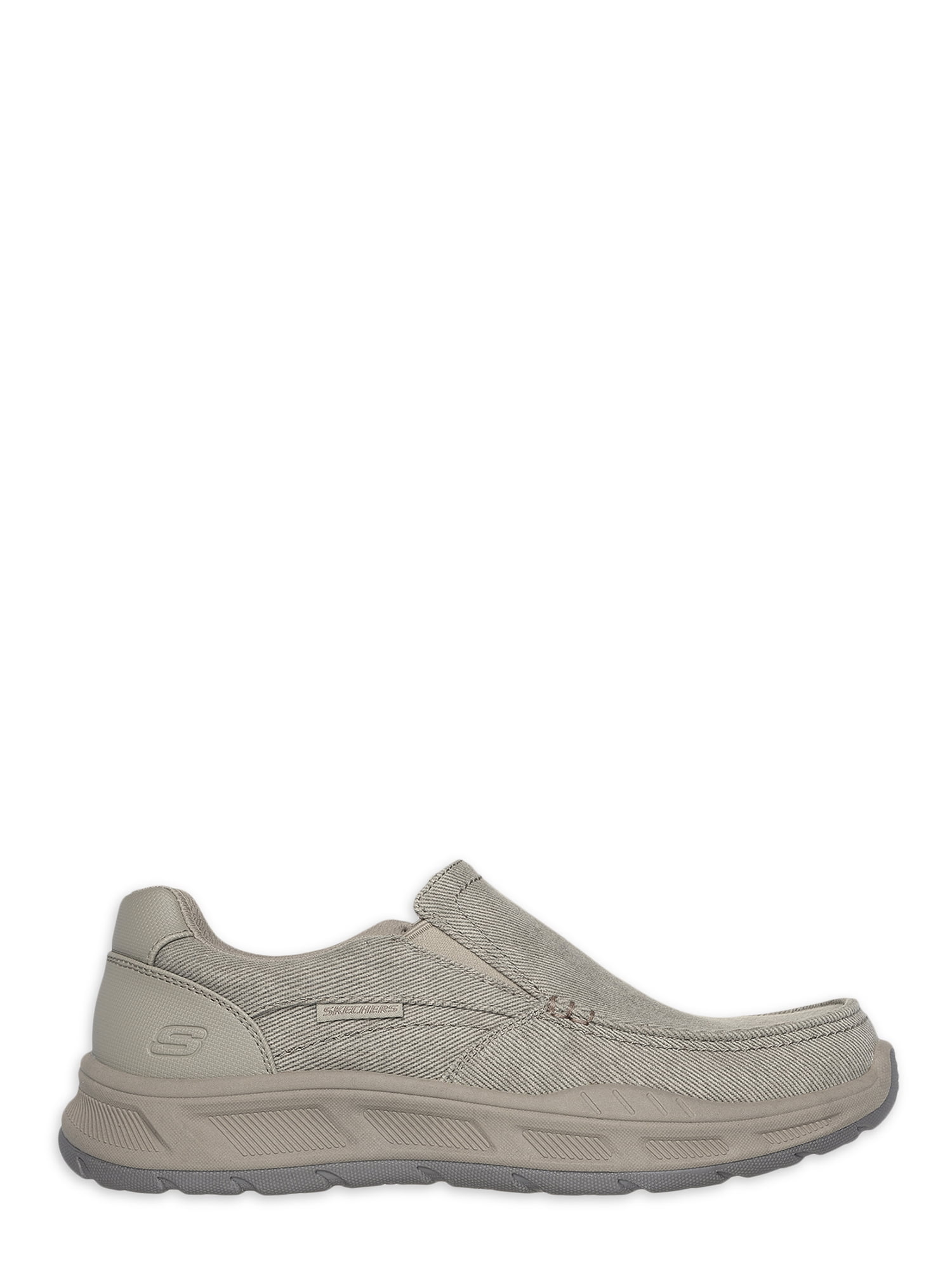 Skechers Men's Cohagen Vierra Relaxed Fit Slip-On Casual Loafer (Grey, 10 US) wl1tk