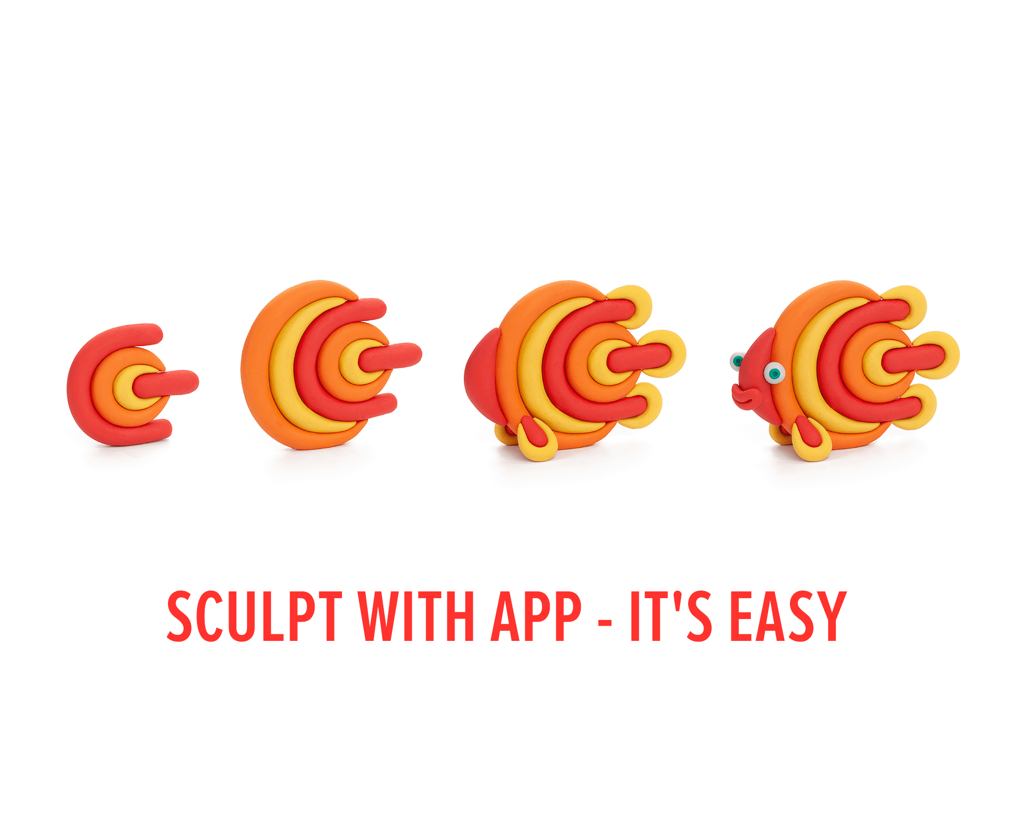 Hey Clay Ocean Creatures Air Dry Modeling Clay Craft Kit with Interactive App (Multicolor, 15 Pack) z1n4c