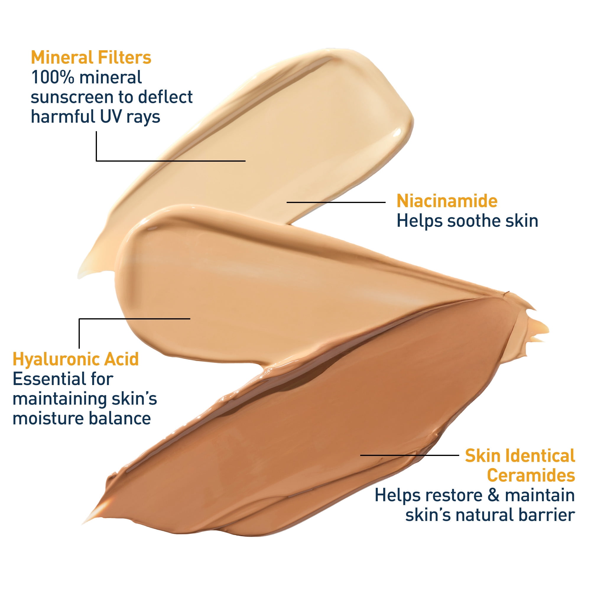 CeraVe Tinted Hydrating Mineral Sunscreen Face Lotion with SPF 30 (Sheer Tint, 1.7 fl oz) jqq3w - Image 3