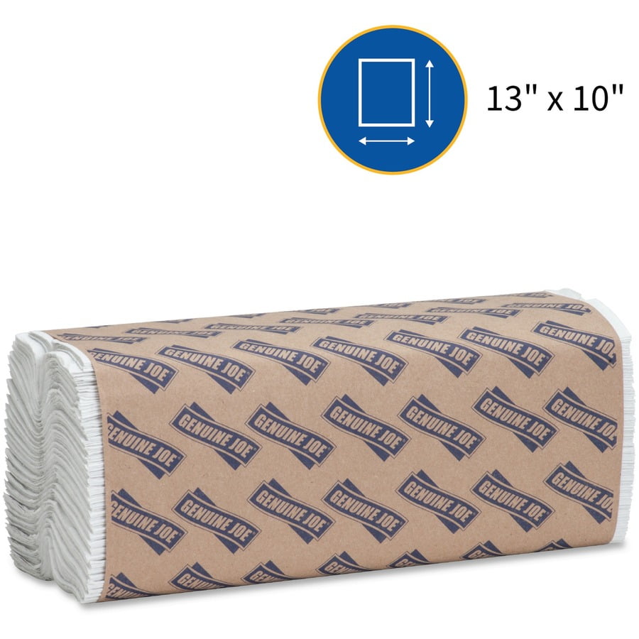 Genuine Joe C-Fold Paper Towels (White, 2400 Count) cx8fq