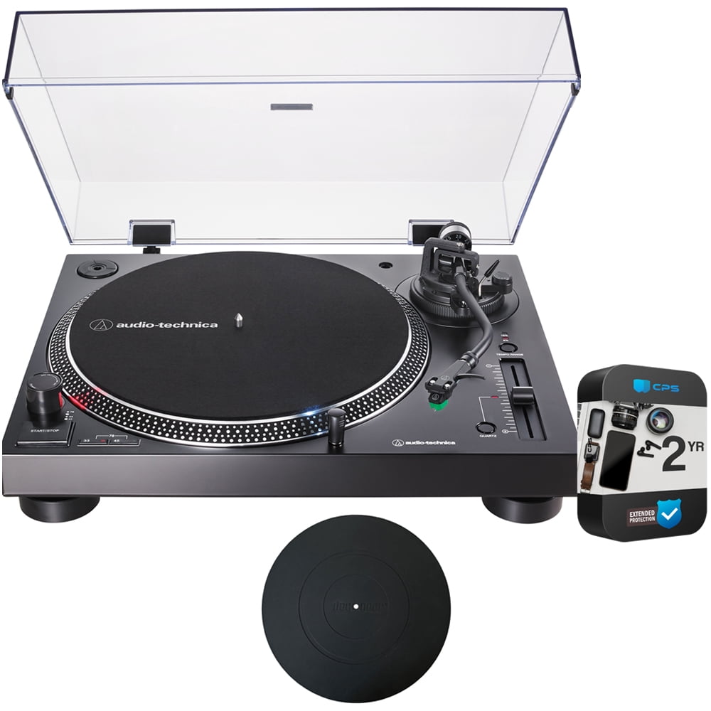 Audio-Technica AT-LP120XUSB-BK Direct-Drive Turntable with USB Output and Silicone Platter Mat (Black, 12 in) 1l2y1