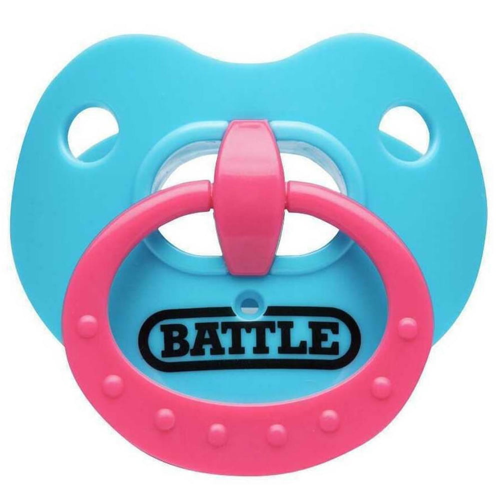 Battle Sports Oxygen Lip Protector Mouthguard (Baby Blue/Pink, One Size) g6qh7