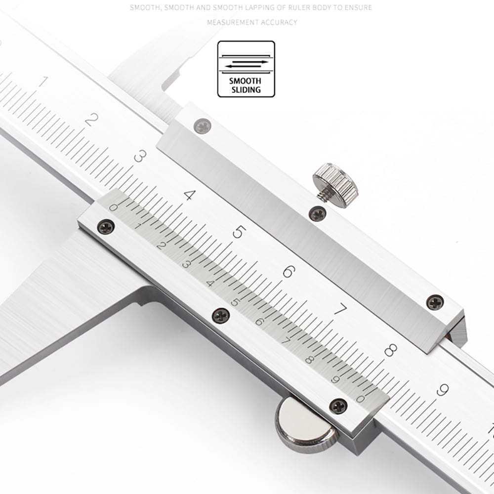 Threns Stainless Steel Vernier Caliper, Precision Measuring Tool for DIY and Jewelry Making (6 in) xf0qf