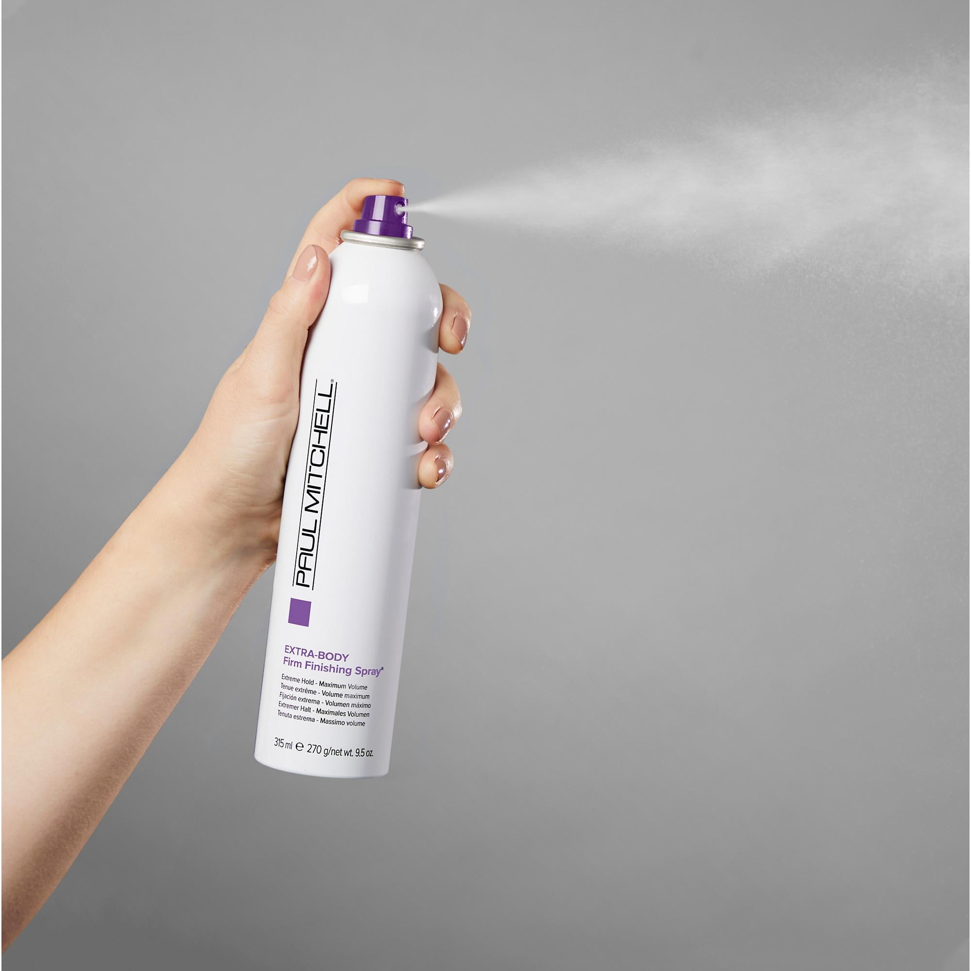 Paul Mitchell Extra-Body Firm Finishing Spray, Volumizing Hair Spray for Maximum Hold and Texture (9.5 oz) 3f4z5