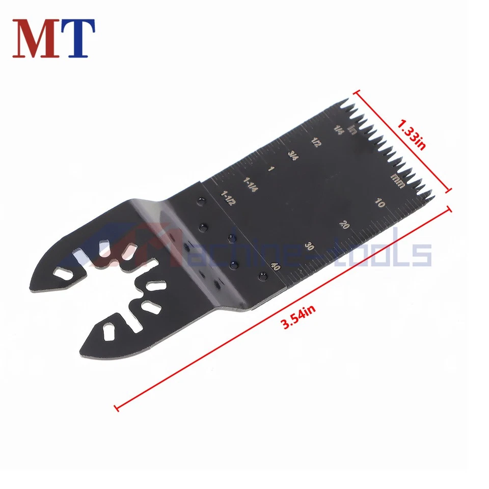 KLYNE Oscillating Multi Tool Saw Blades for Wood and Metal Cutting (14 Piece Set) 6dbh4