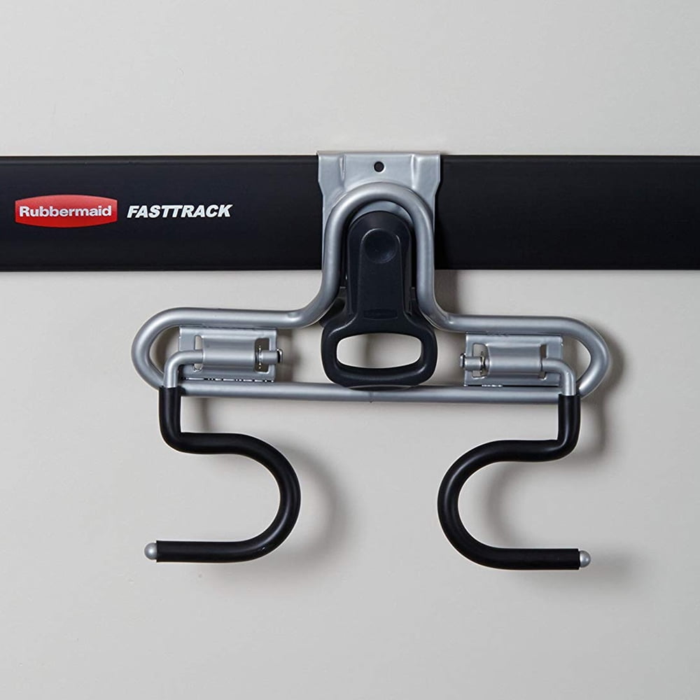 Rubbermaid FastTrack Garage Storage Dual Handle Hook (Silver, 10 in) unoja