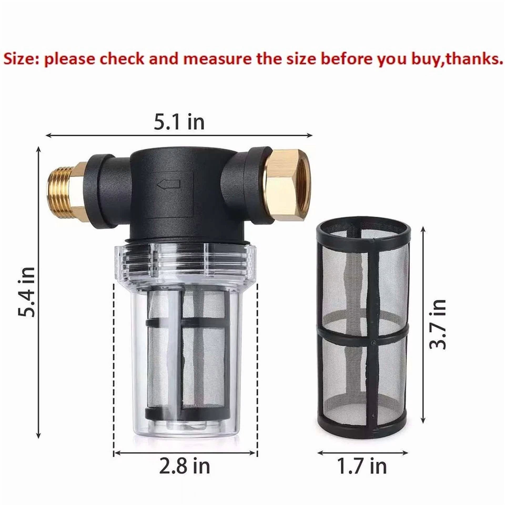 Purely Elizabeth Garden Hose Inlet Filter for Pressure Washer (3/4 in) na3sk