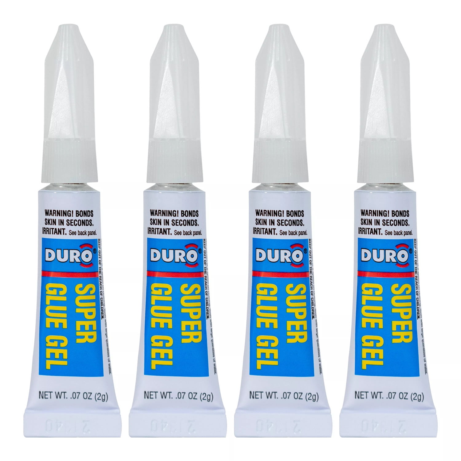 Duro Super Glue Instant Adhesive for Jewelry and Metal (Clear, 0.1 oz, 8 Pack) pnf5u