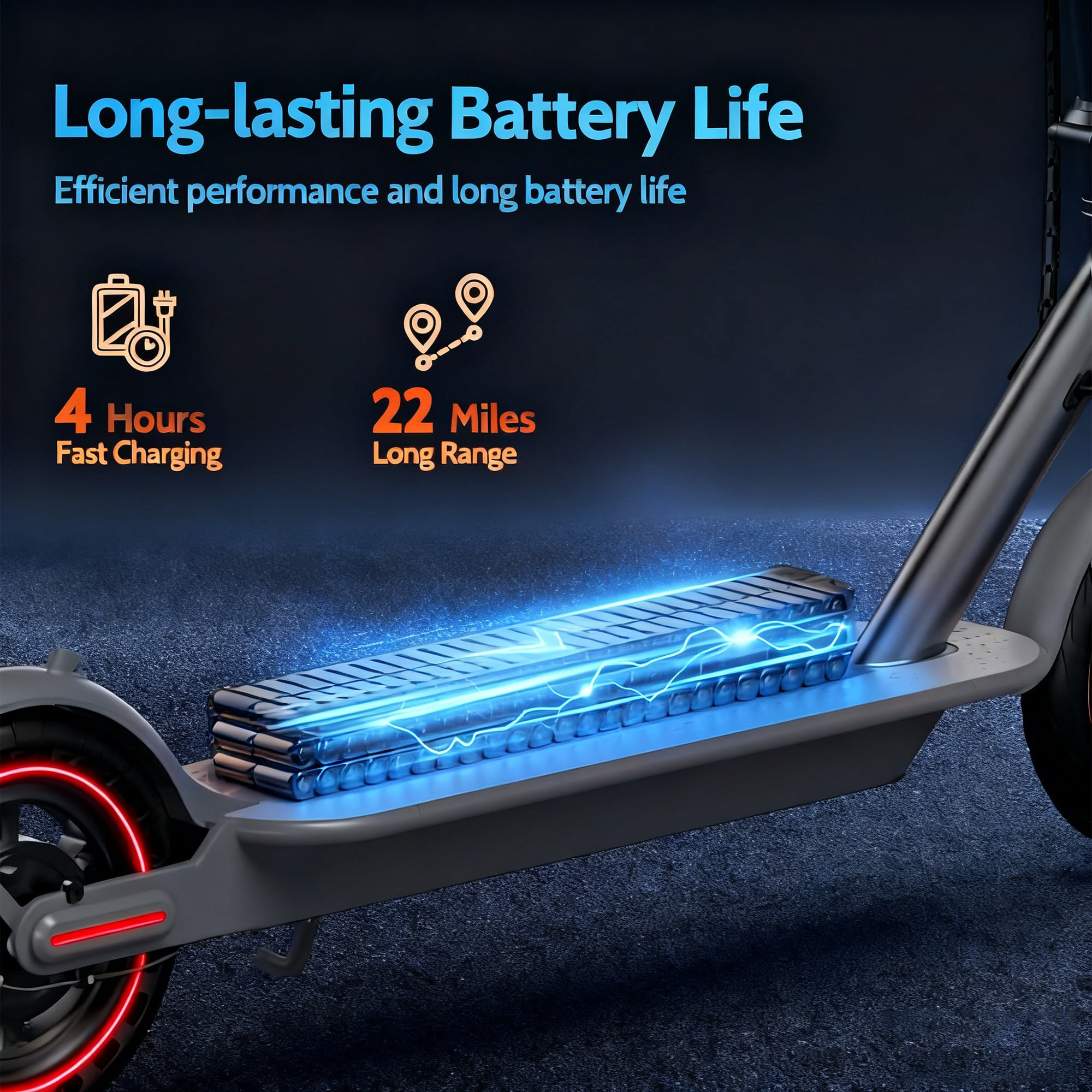 Joyhis J078 Electric Scooter for Adults, Foldable Commuter E-Scooter with 350W Motor, 19mph Max Speed, 21 Miles Range (8.5 in Tires) o2pu0