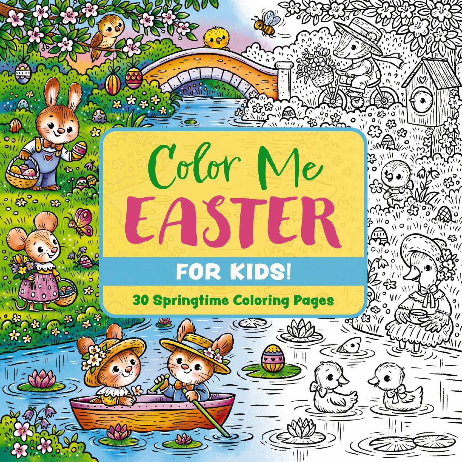 Cider Mill Press Color Me Easter Coloring Book for Kids (64 Pages) txm1w - Image 2
