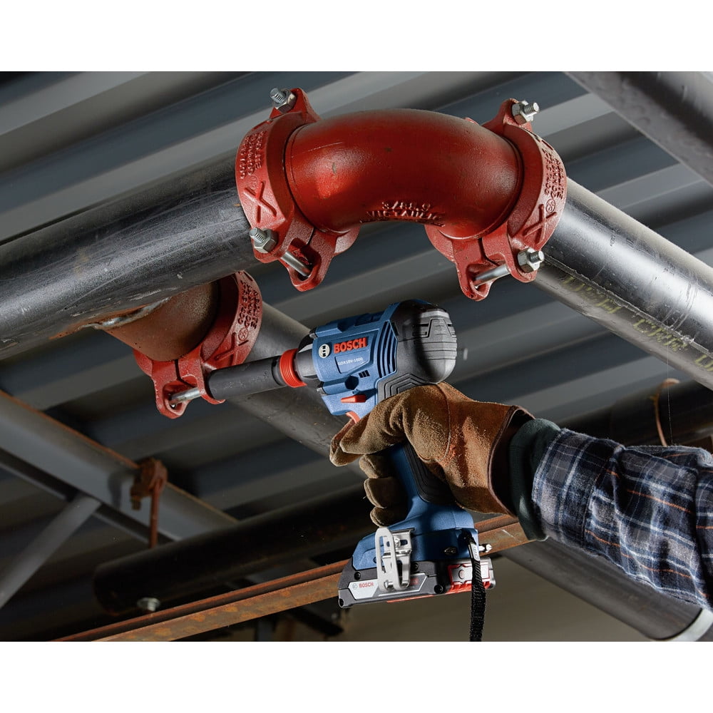 Bosch GDX18V-1600B12-RT Freak 18V Cordless Two-In-One Impact Driver Kit (Refurbished, 2 Ah) l3v8a