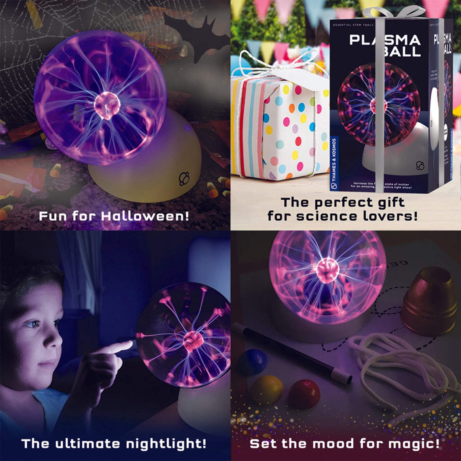 Thames & Kosmos Plasma Ball Interactive Science Light (6 in) hja80