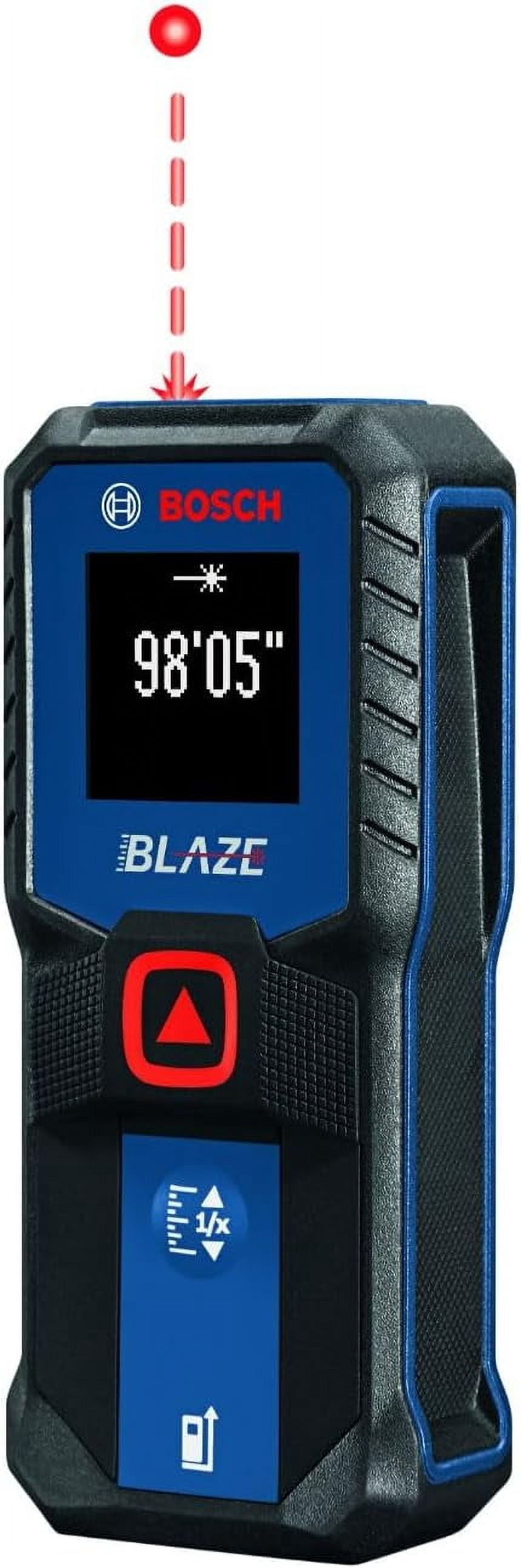 Bosch GLM100-23 Blaze Laser Measure, High-Precision Distance Tool (Red Beam, 100 ft) k3xcy