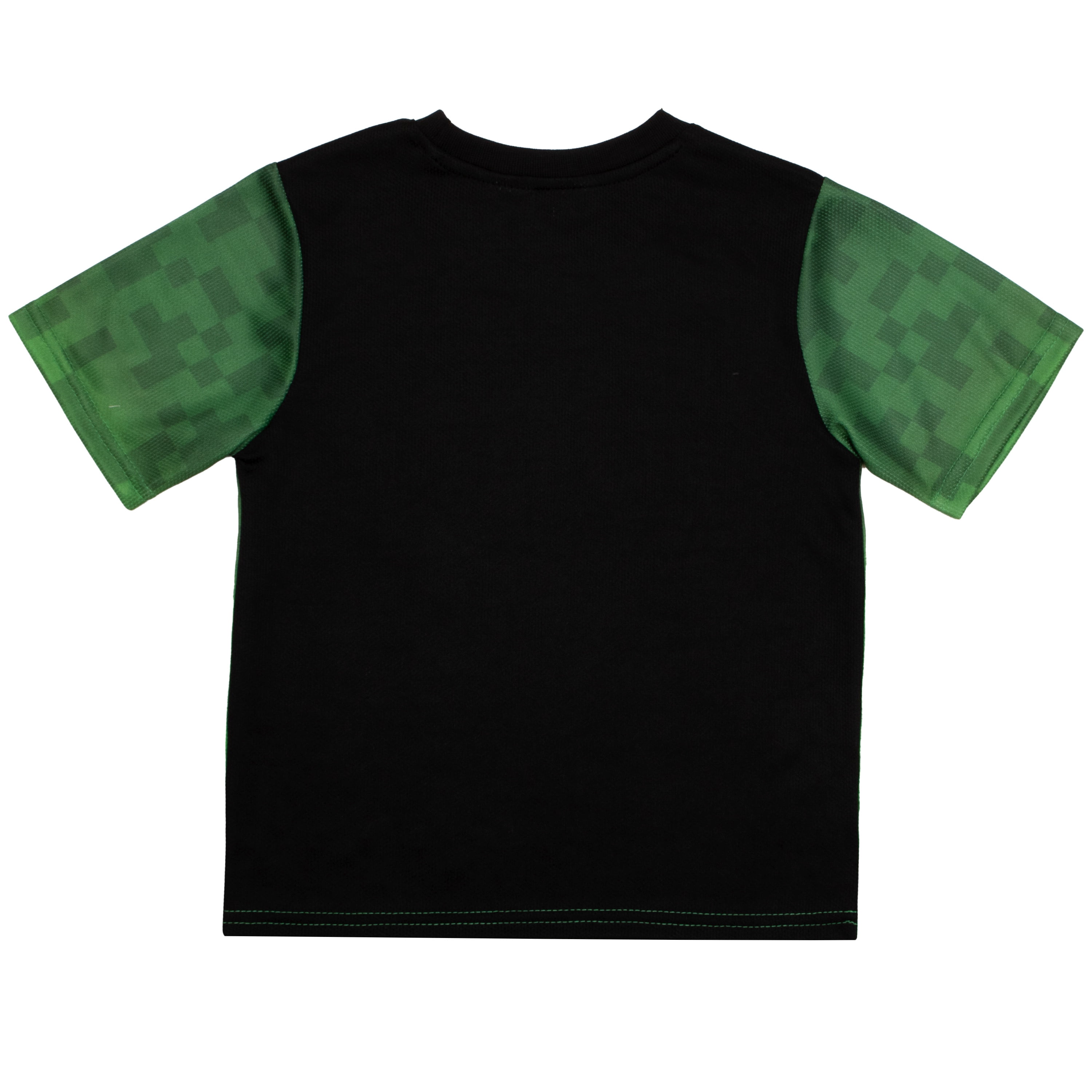 Minecraft Boys Creeper Athletic T-Shirt and Shorts 2-Piece Set (Green, Size 7-8) rznw3
