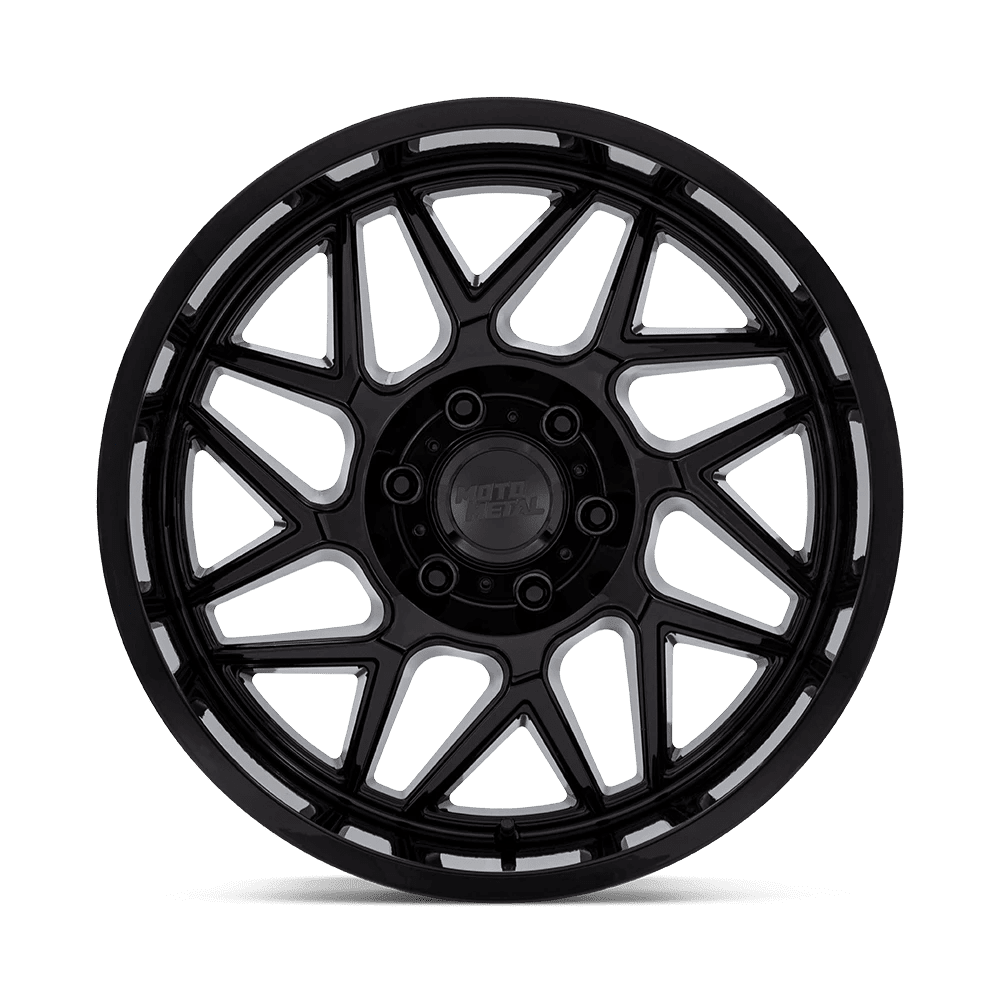 Moto Metal MO812 Cast Aluminum Wheel (Gloss Black, 20x9 in) f7mn7