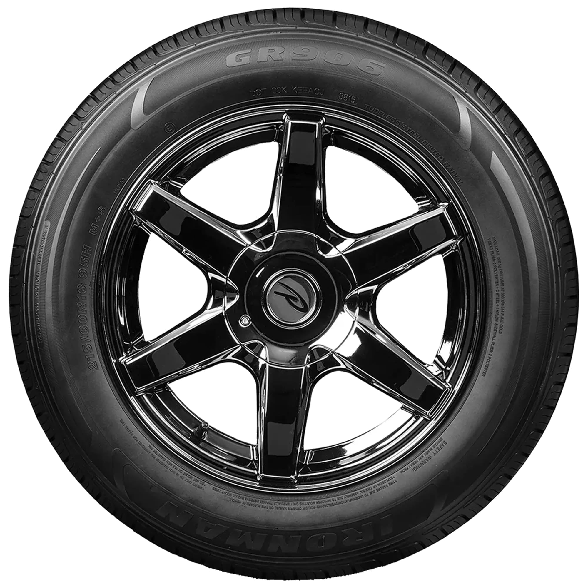 Ironman GR906 All Season Passenger Tire (Black Sidewall, 225/55R17) t1cjz
