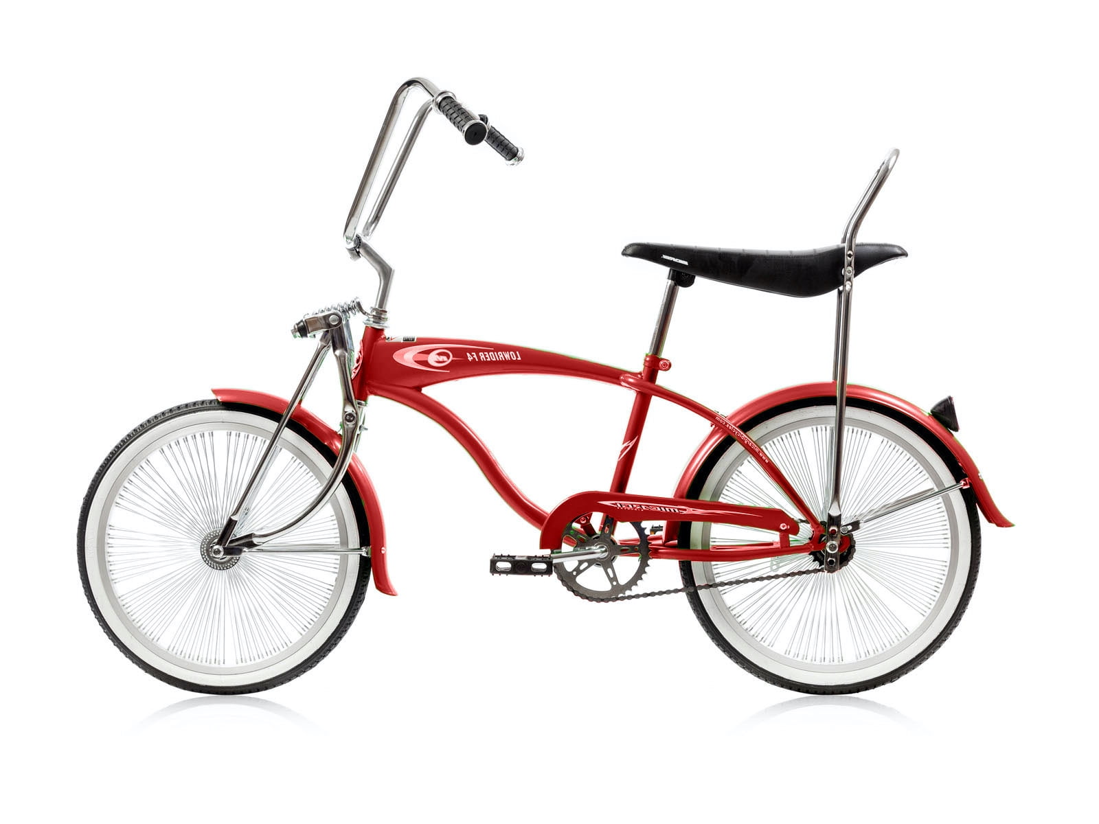 Wonder Wheels 20 in Lowrider Single Speed Bicycle (Red, 20 in) m1xbe