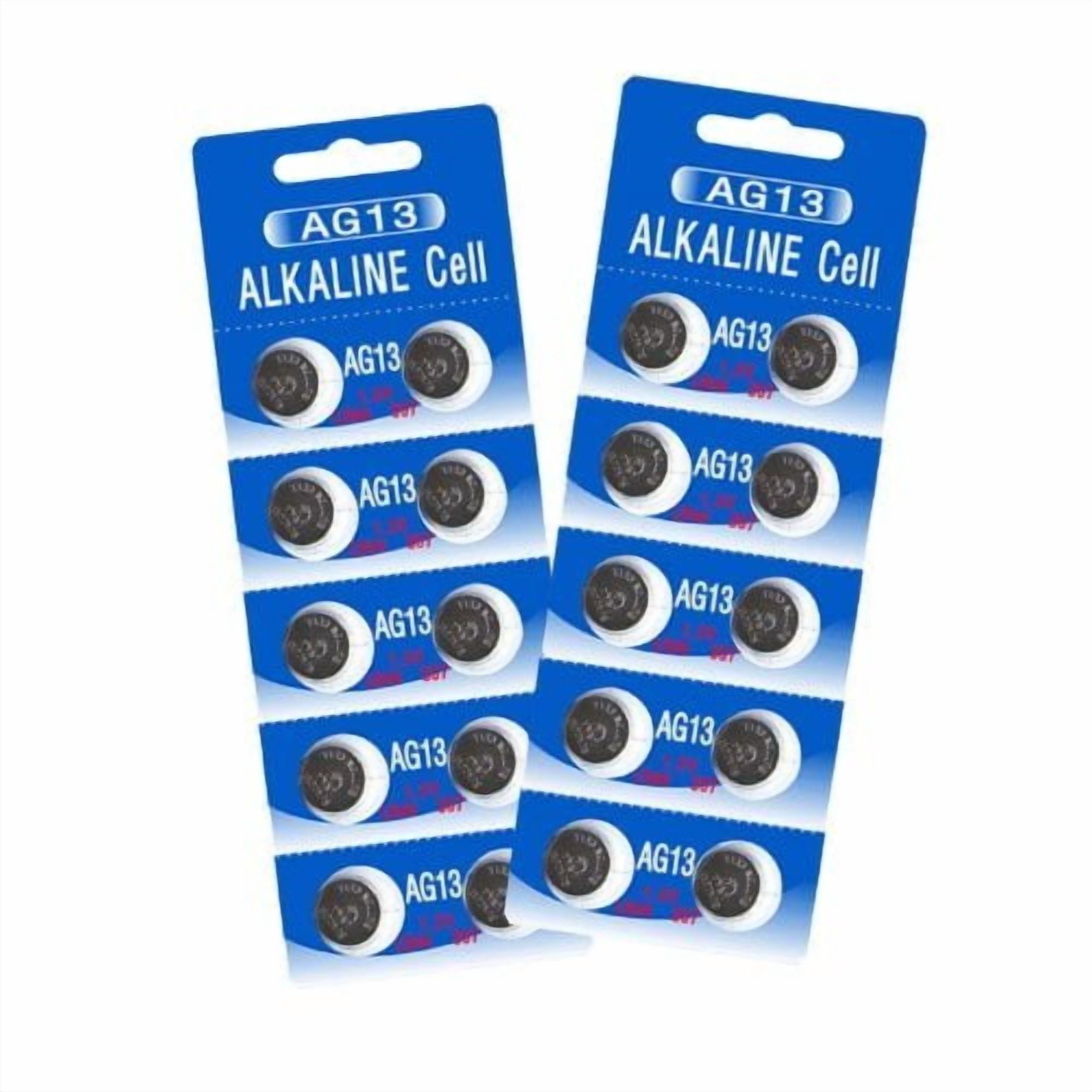HnF shop Alkaline Button Cell Batteries 357A LR44 AG13 (20 Pack) 2i55r