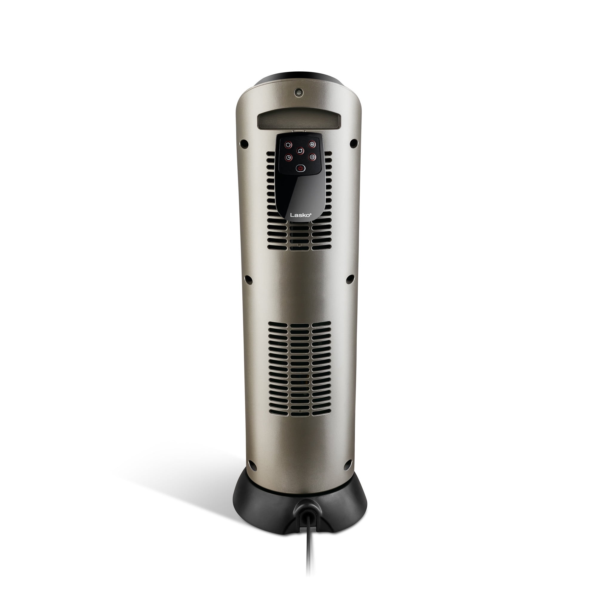Lasko 23 in Oscillating Ceramic Electric Tower Space Heater with Remote Control (Black, 1500W) bmy9w