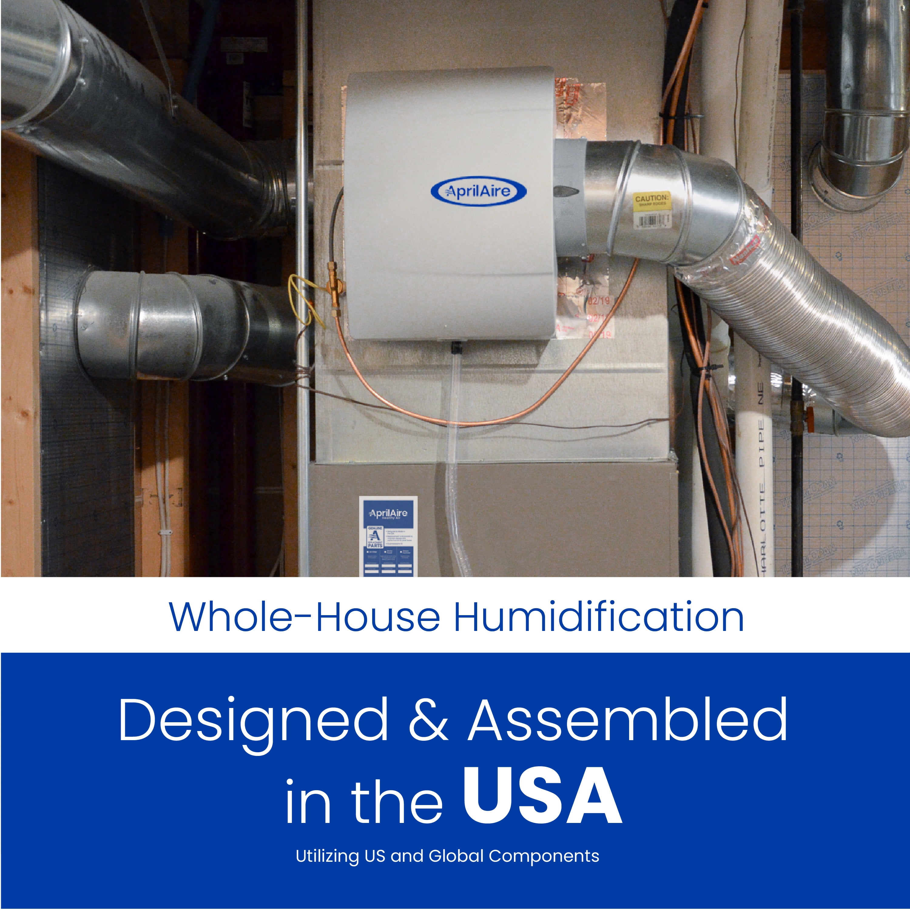 AprilAire 600M Whole-House Furnace Humidifier (Grey, 17 Gallons Per Day) yyoz6