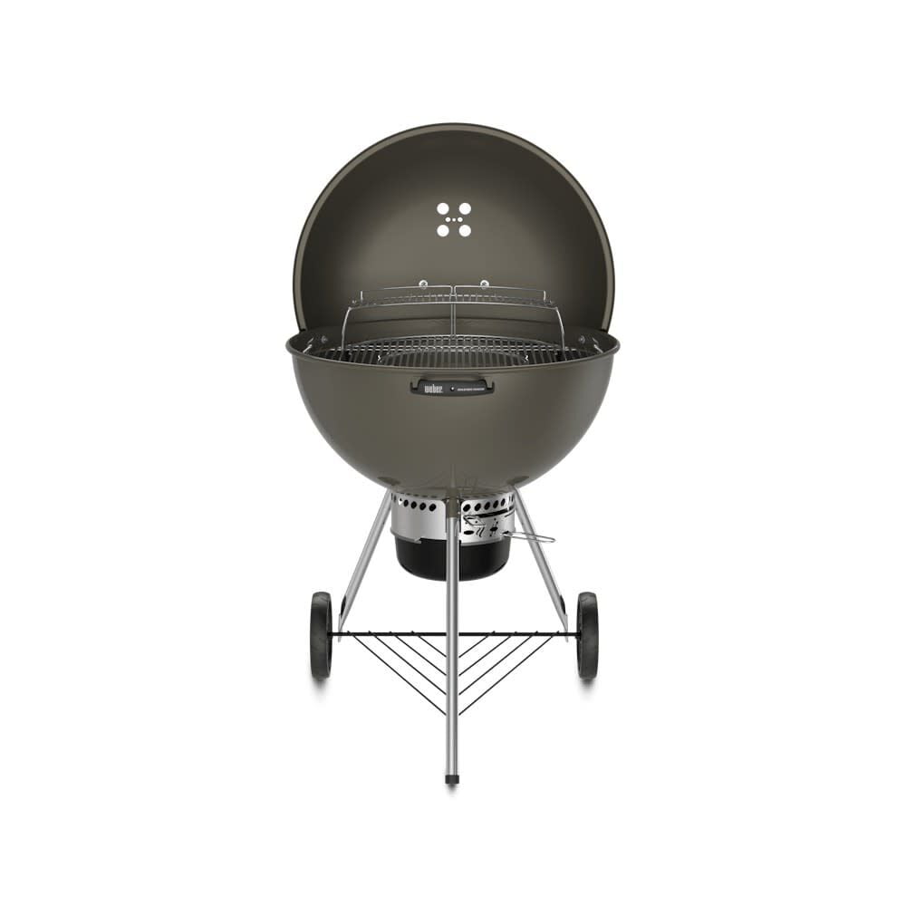 Weber Master-Touch Charcoal Grill, Large Outdoor Cooking Station (Smoke Gray, 26 in) e2xk1